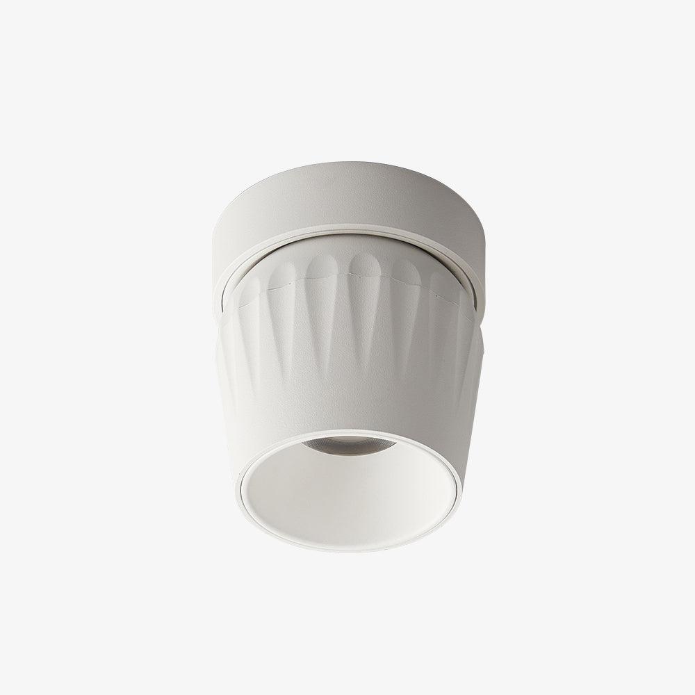Keveny Spotlight Aluminum Ribbed Rotatable Minimalist-Neutral Decor