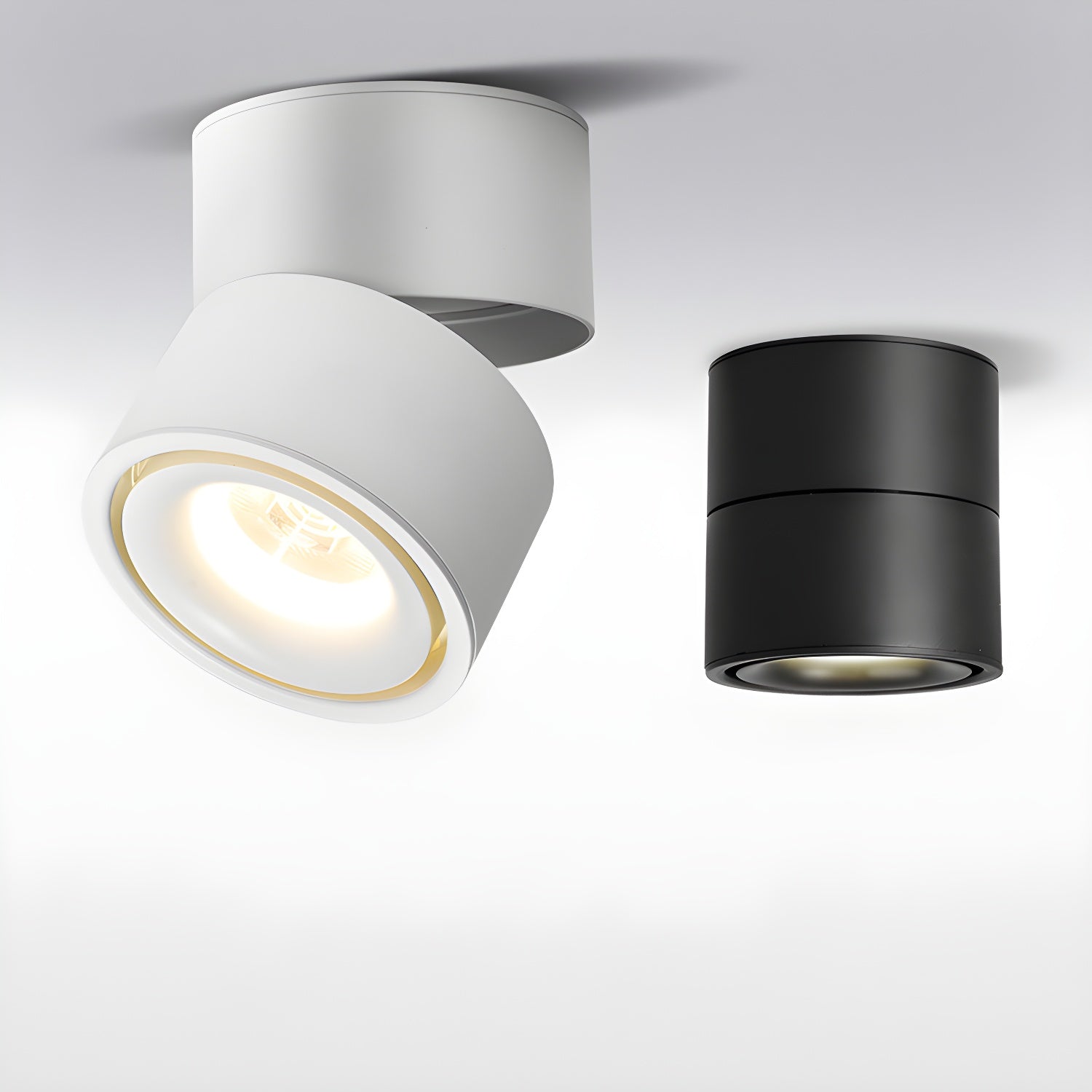 Thyn Round Rotatable Ceiling Light Spotlight - Neutral Decor