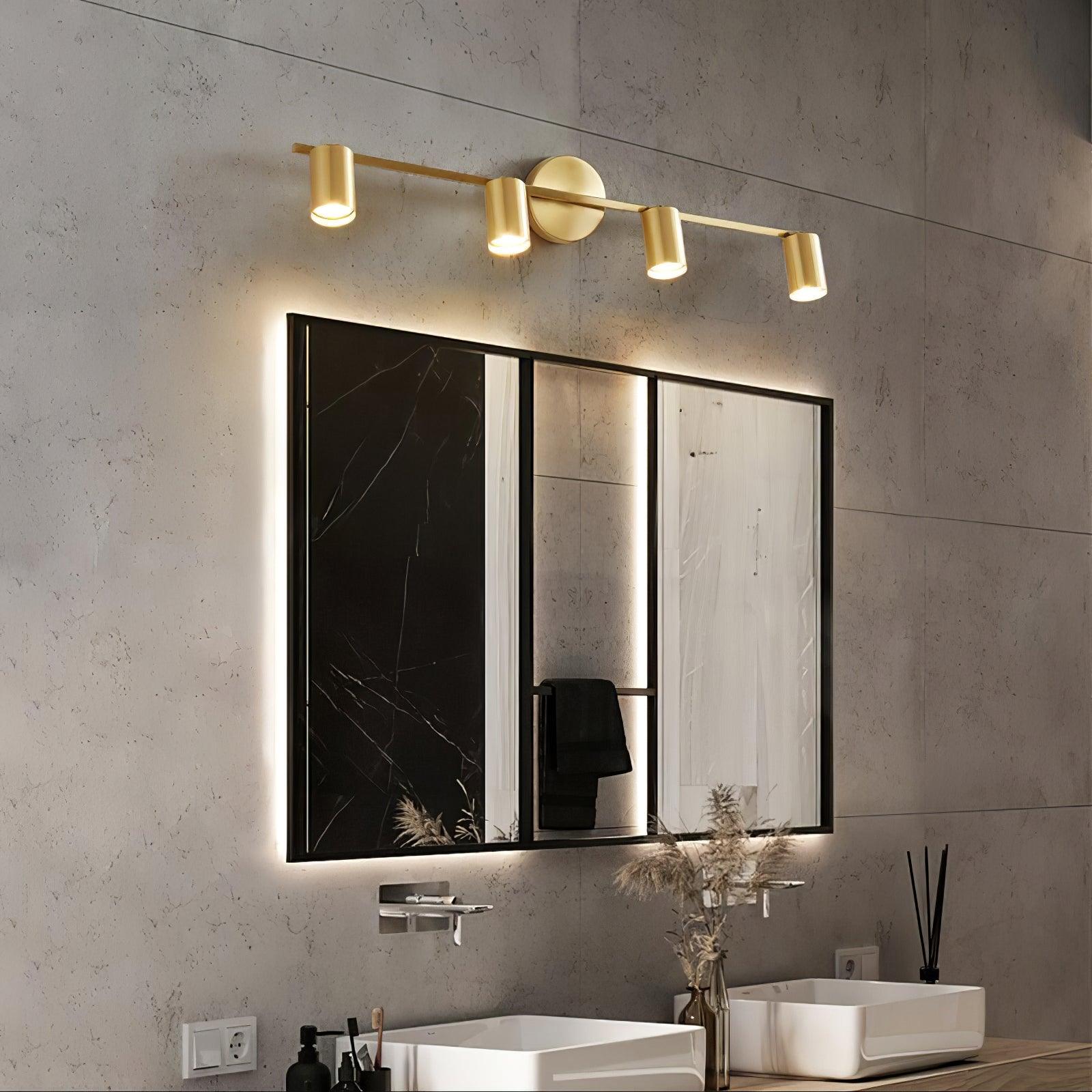 Grover Rotatable Brass Spotlight Wall Light-Neutral Decor