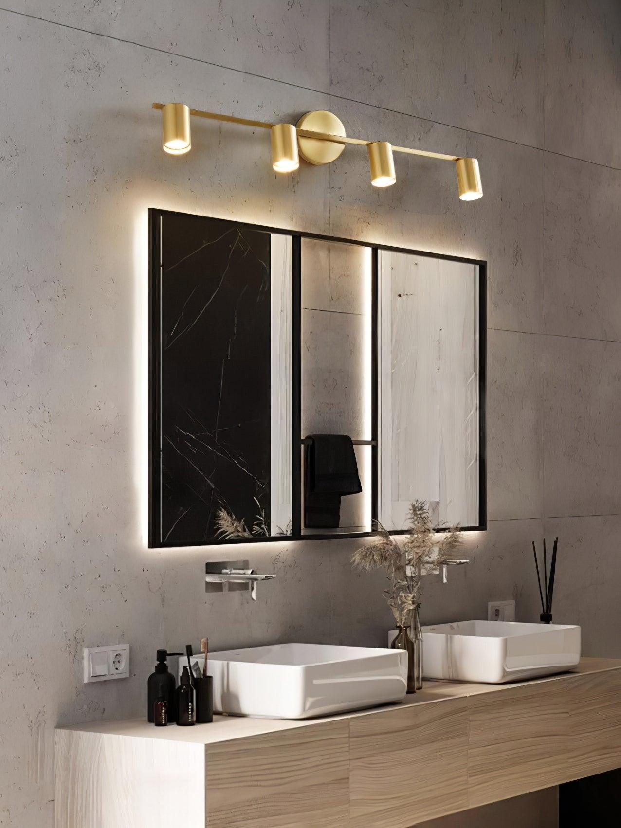 Grover Rotatable Brass Spotlight Wall Light-Neutral Decor
