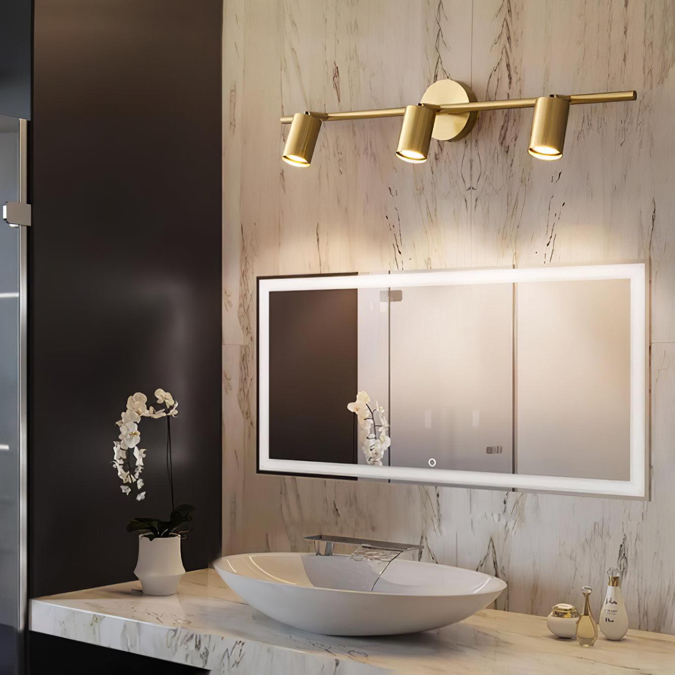 Grover Rotatable Brass Spotlight Wall Light-Neutral Decor