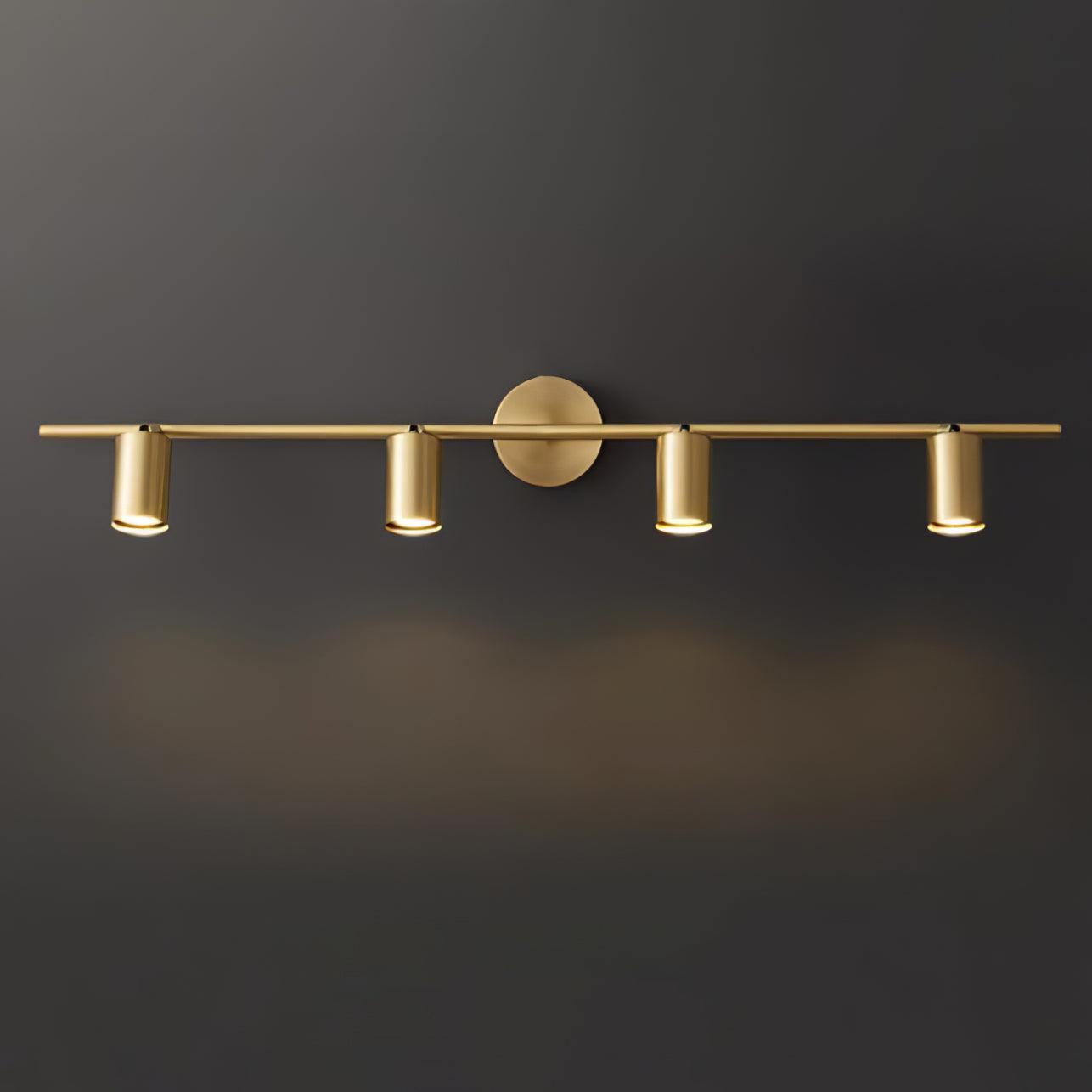 Grover Rotatable Brass Spotlight Wall Light-Neutral Decor