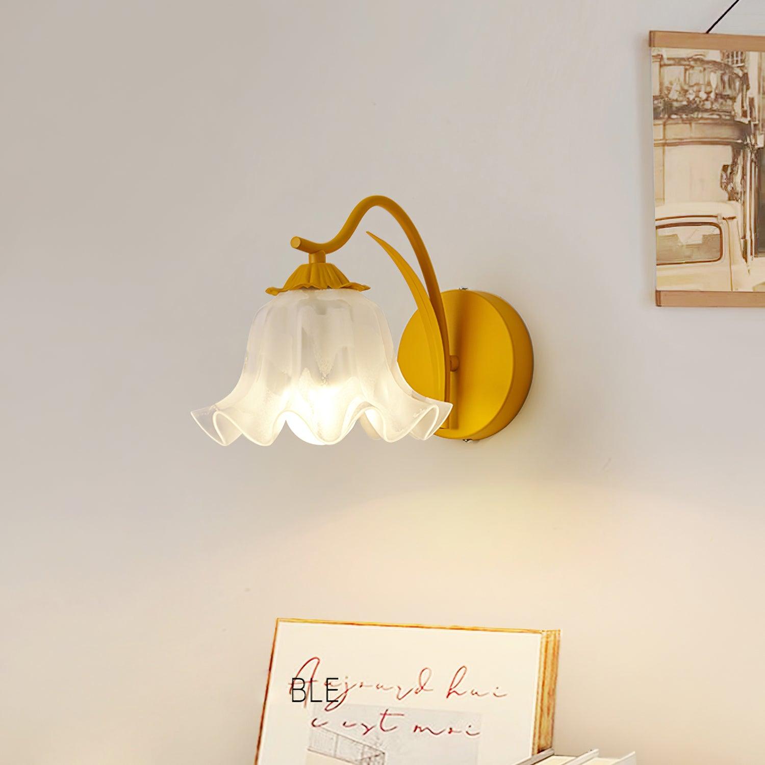 Wall Lamp Botanical Whimsy Green Stem
