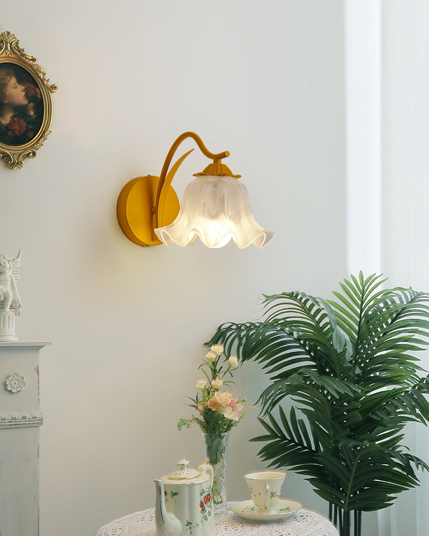 Wall Lamp Botanical Whimsy Green Stem