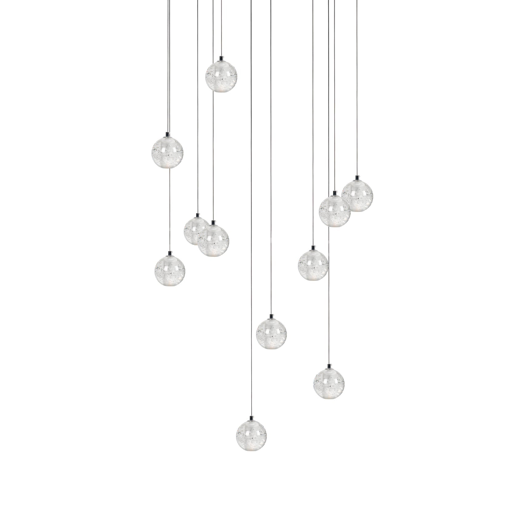 Crystal Bubbles Balls Pendant Lamp-Neutral Decor
