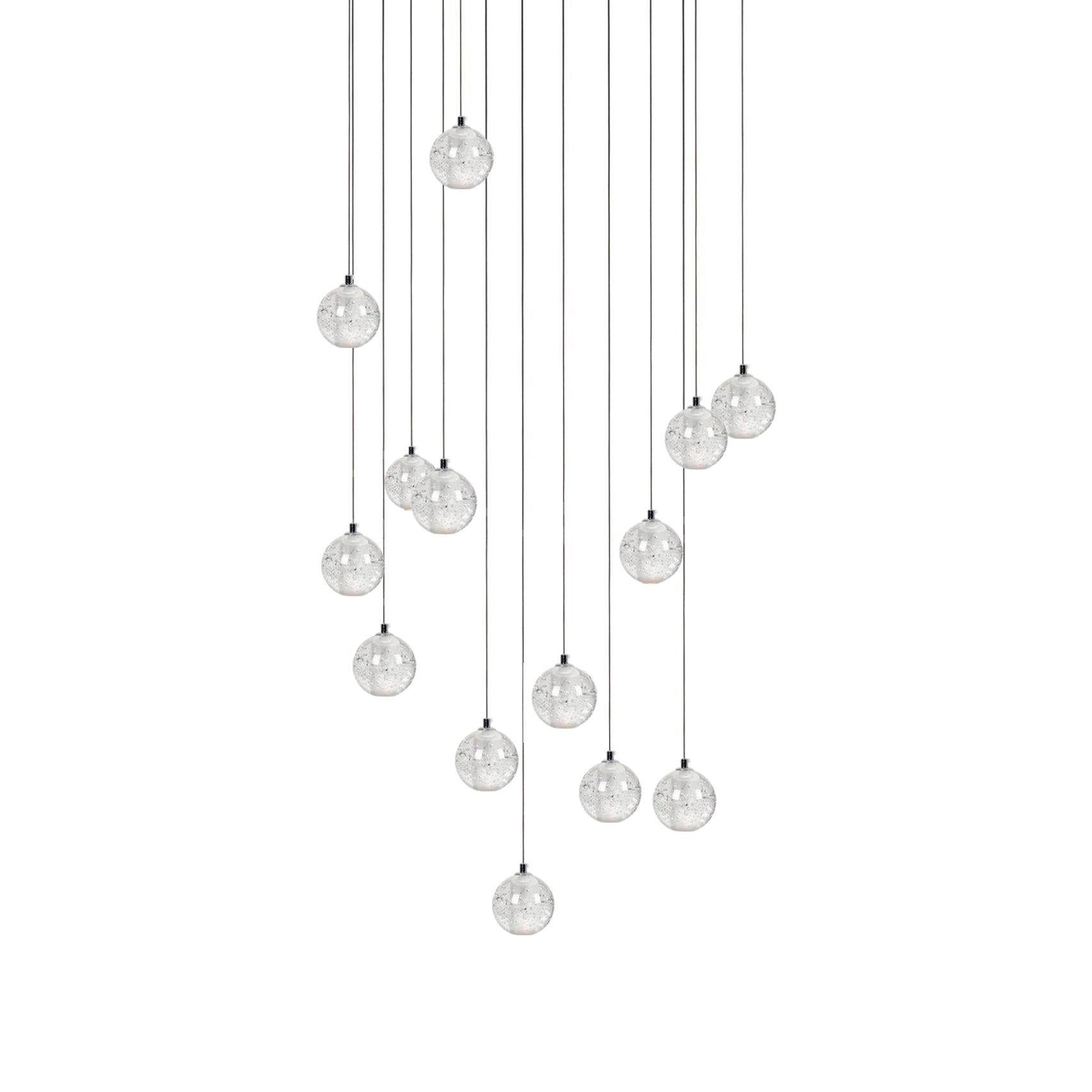 Crystal Bubbles Balls Pendant Lamp-Neutral Decor