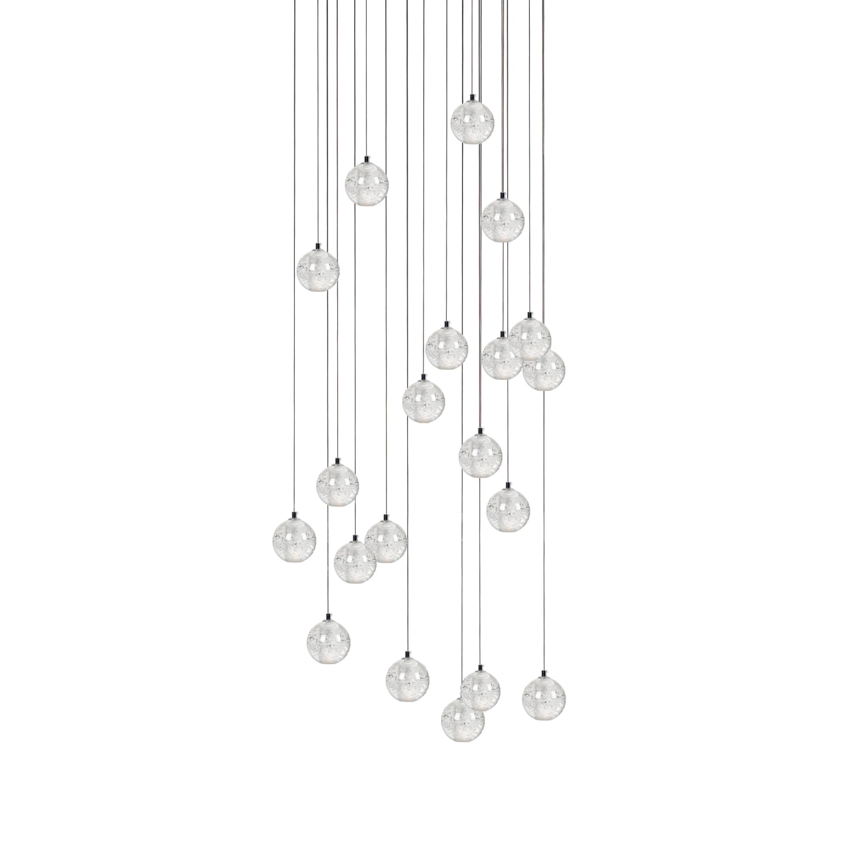 Crystal Bubbles Balls Pendant Lamp-Neutral Decor