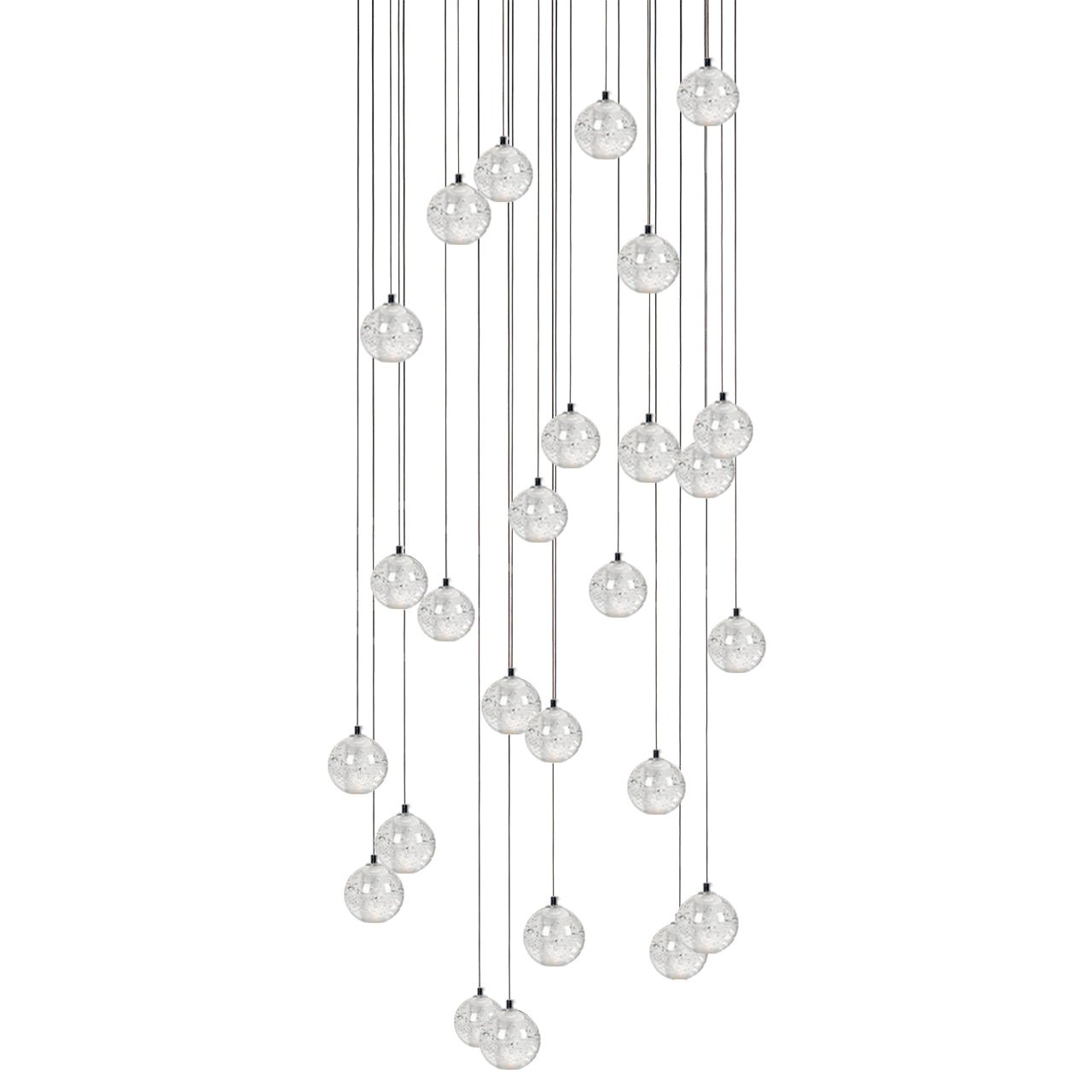 Crystal Bubbles Balls Pendant Lamp-Neutral Decor