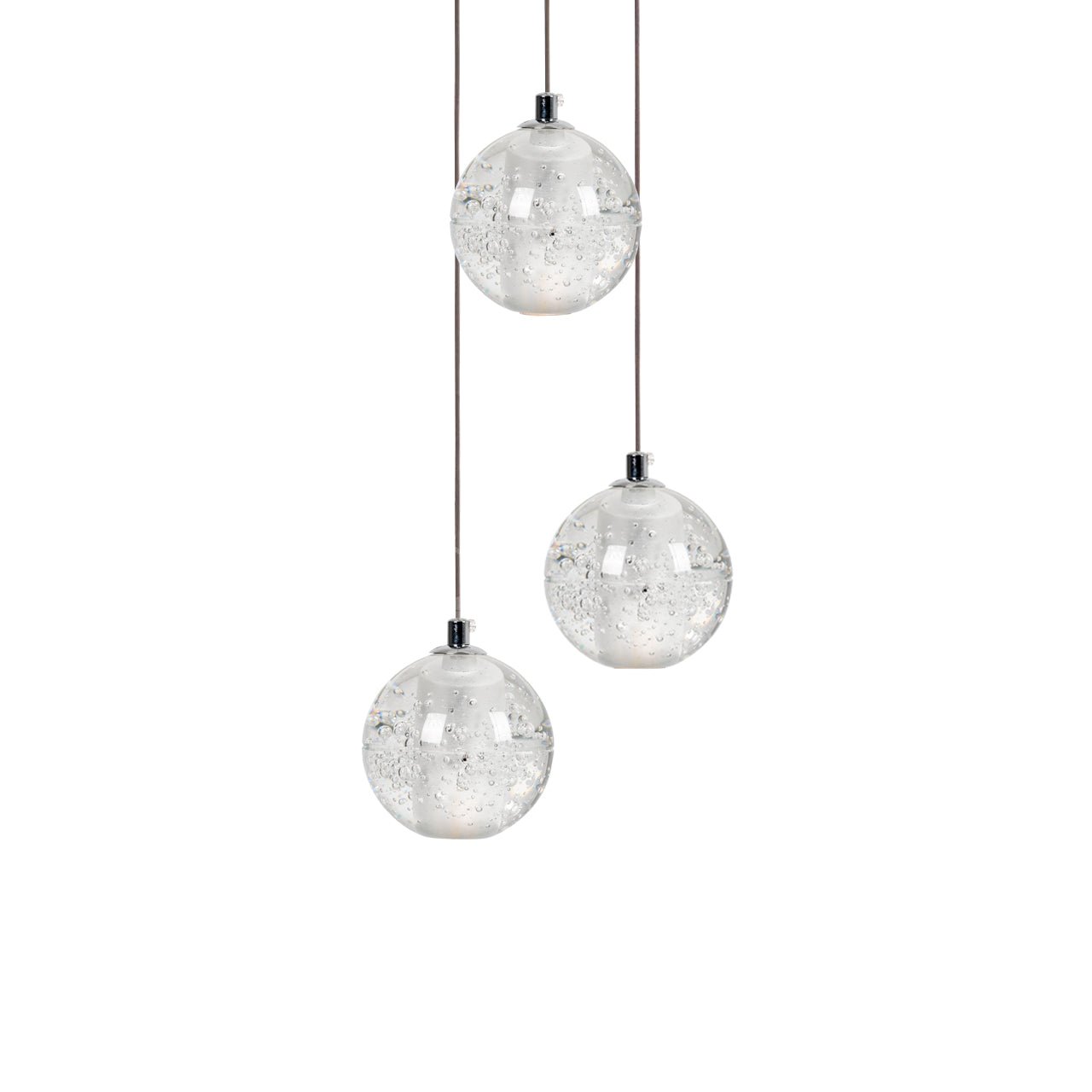 Crystal Bubbles Balls Pendant Lamp-Neutral Decor