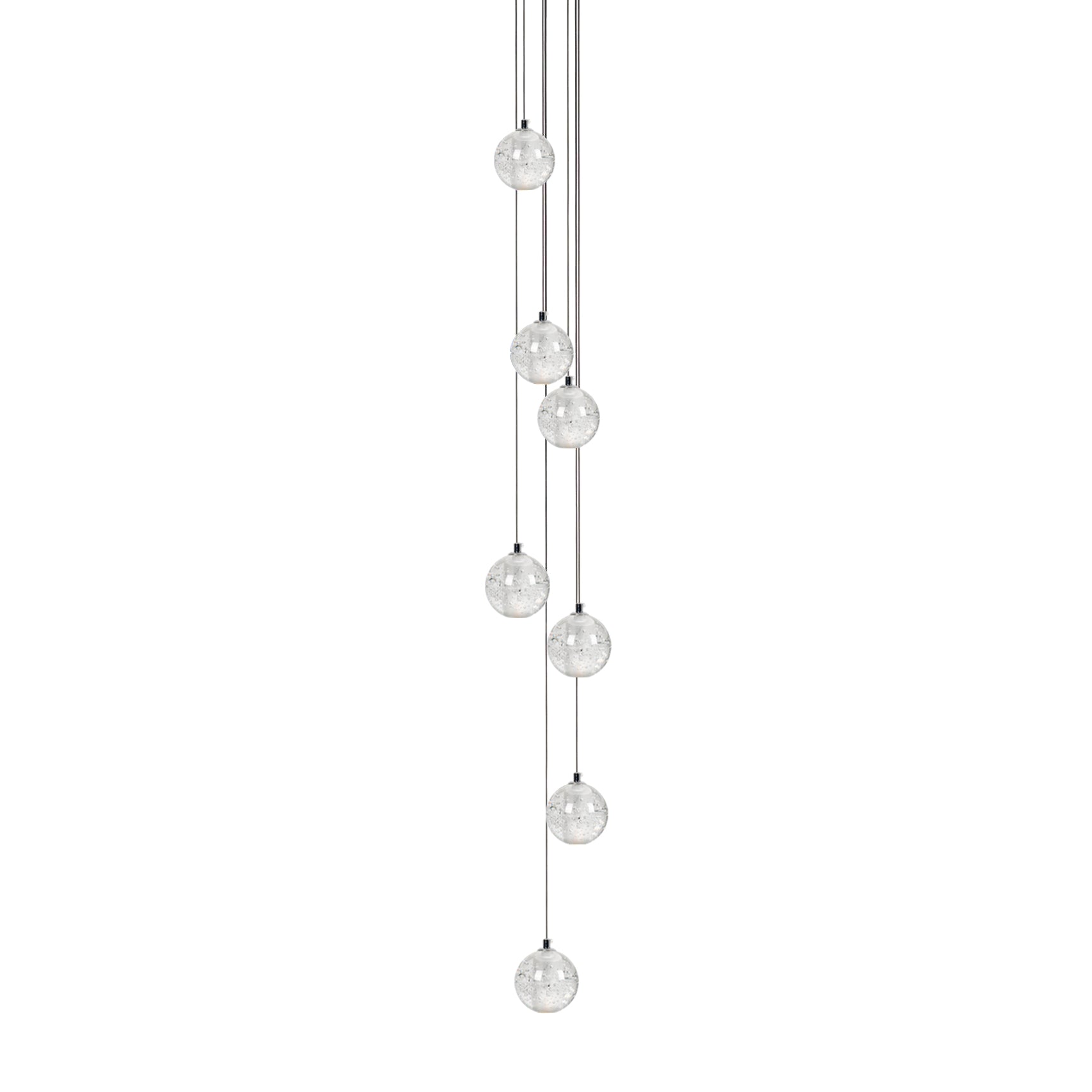 Crystal Bubbles Balls Pendant Lamp-Neutral Decor