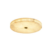 Vosilis Round Alabaster Ceiling Lamp-Neutral Decor