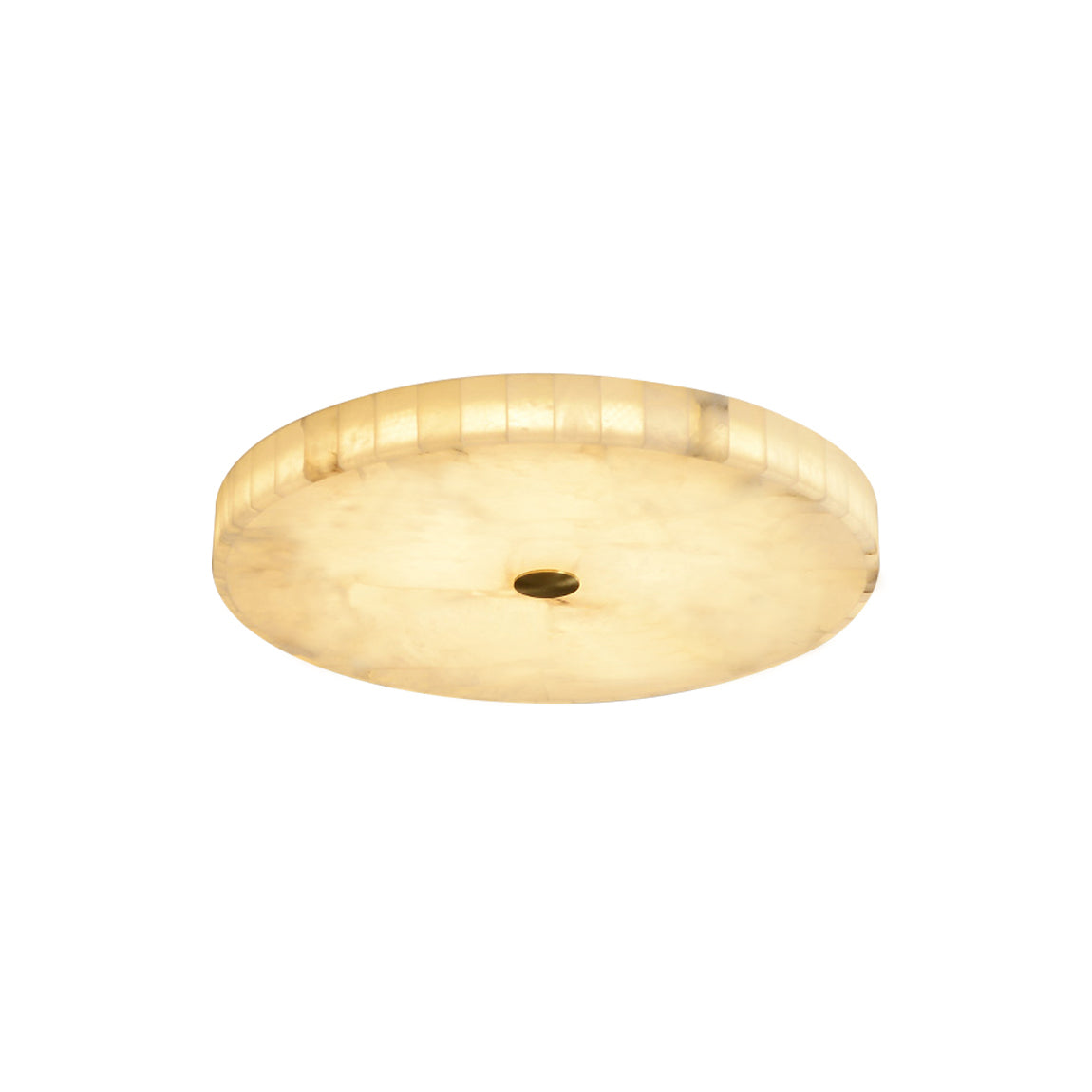 Vosilis Round Alabaster Ceiling Lamp-Neutral Decor