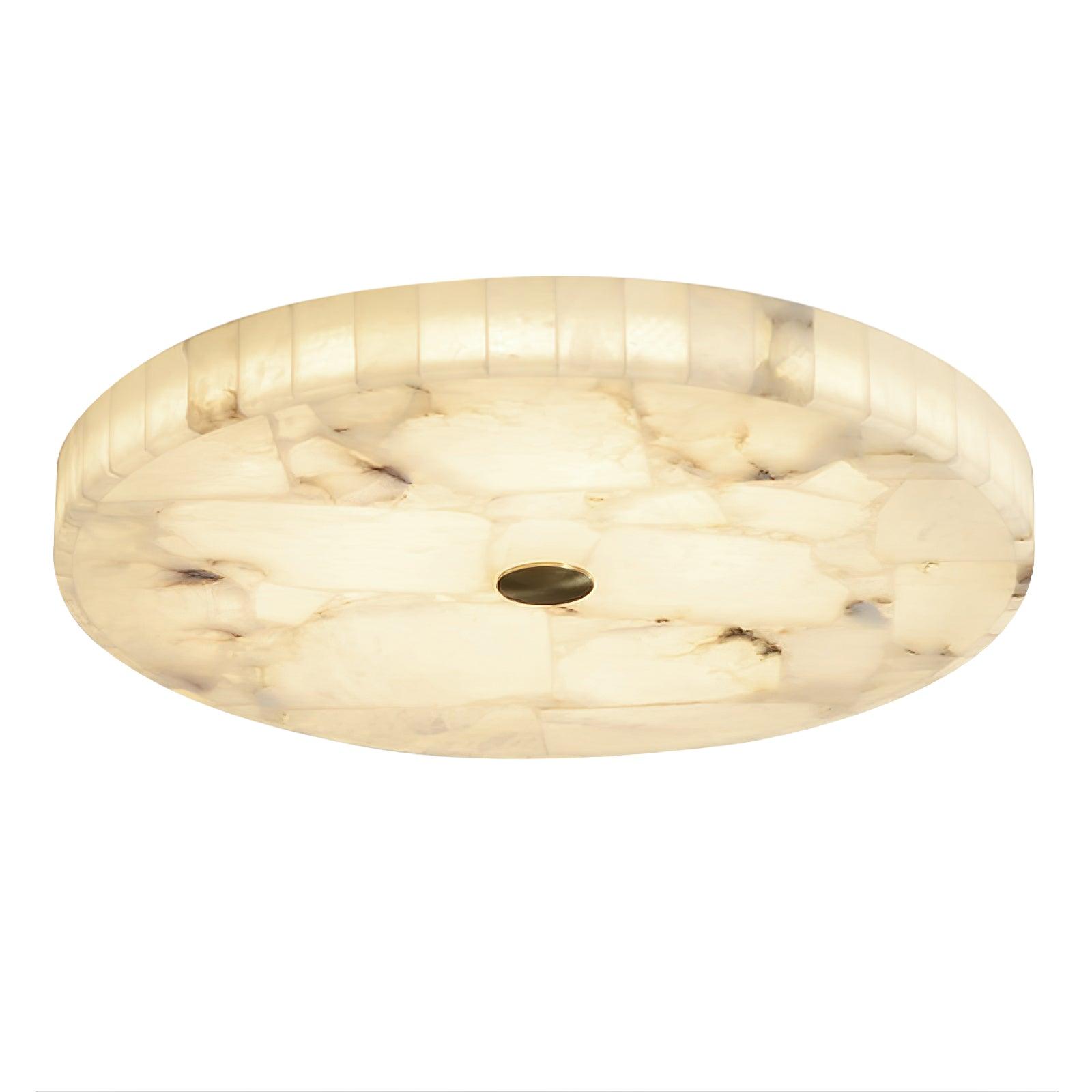 Delya Round Alabaster Ceiling Lamp