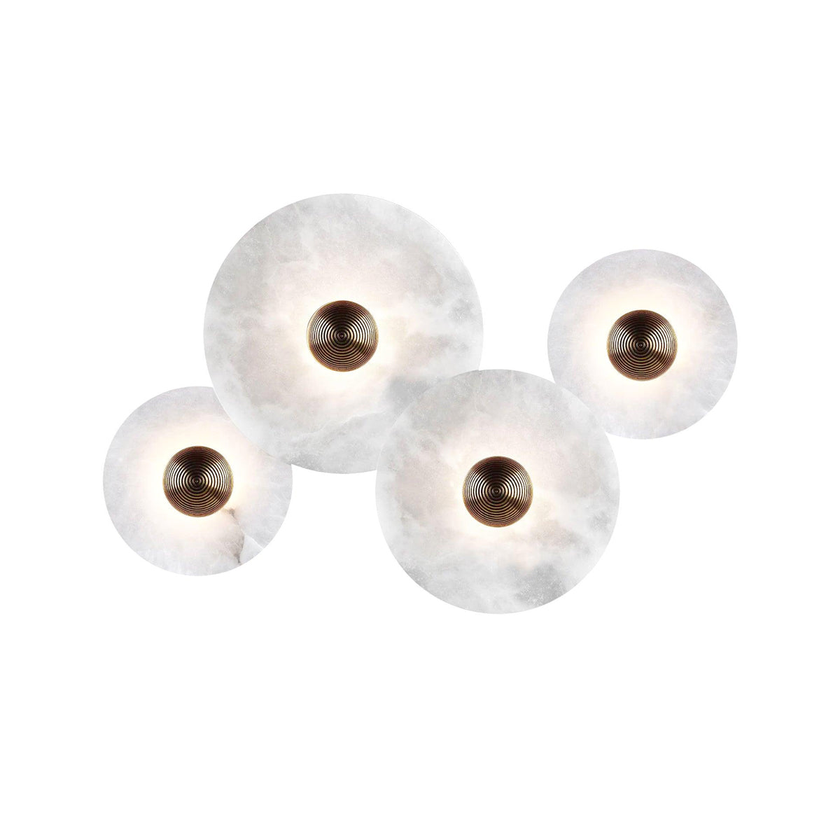 Kristy Alabaster Combination Wall Lamp
