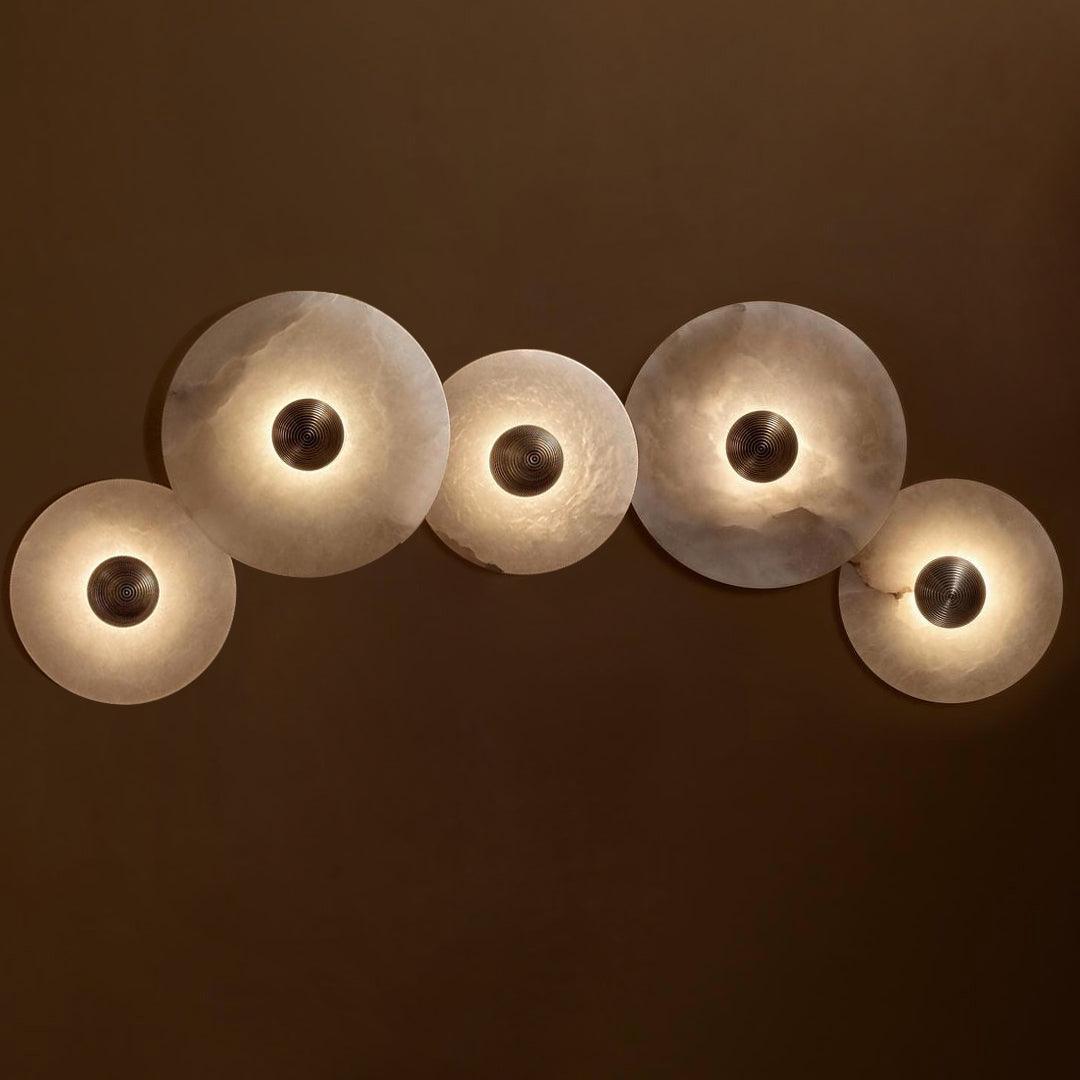 Kristy Alabaster Combination Wall Lamp