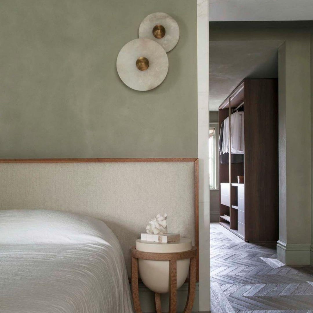 Kristy Alabaster Combination Wall Lamp