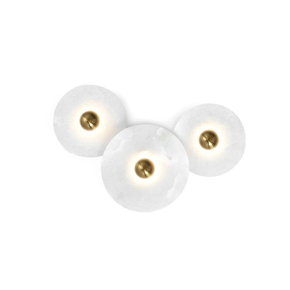 Kristy Alabaster Combination Wall Lamp
