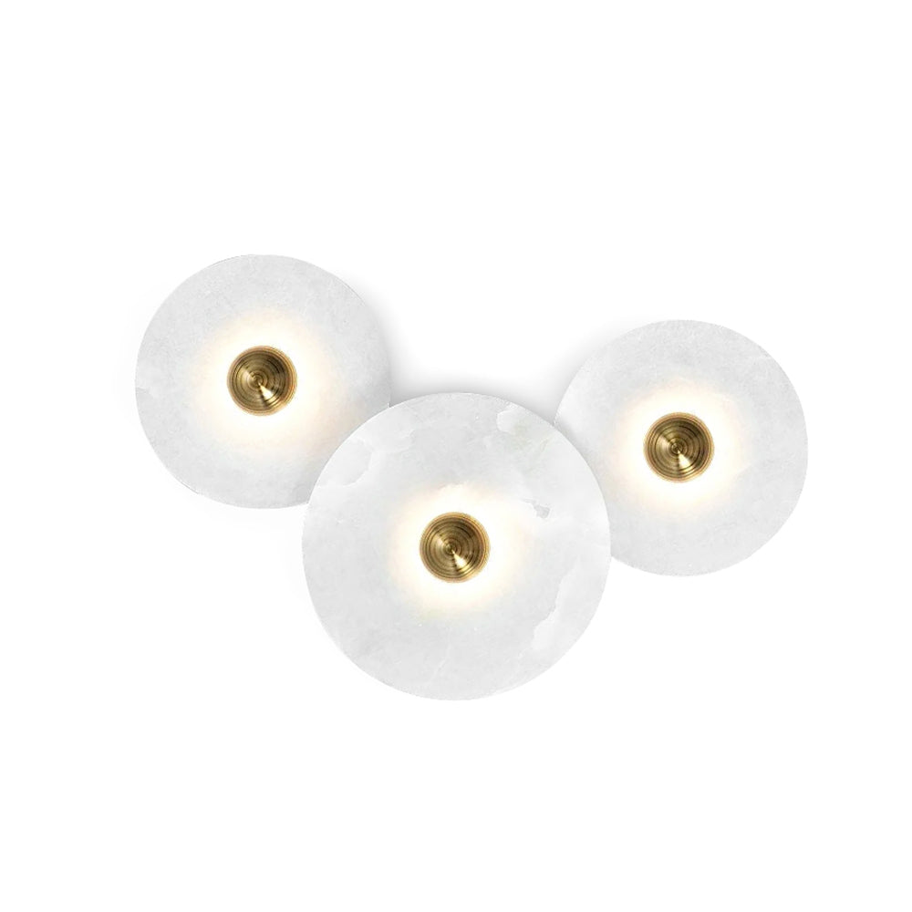 Kristy Alabaster Combination Wall Lamp