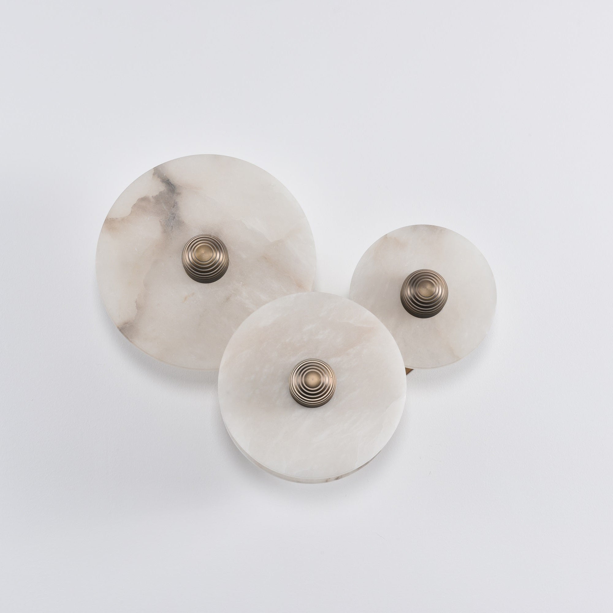 Selene Minimalist Alabaster Ceiling Light-Neutral Decor