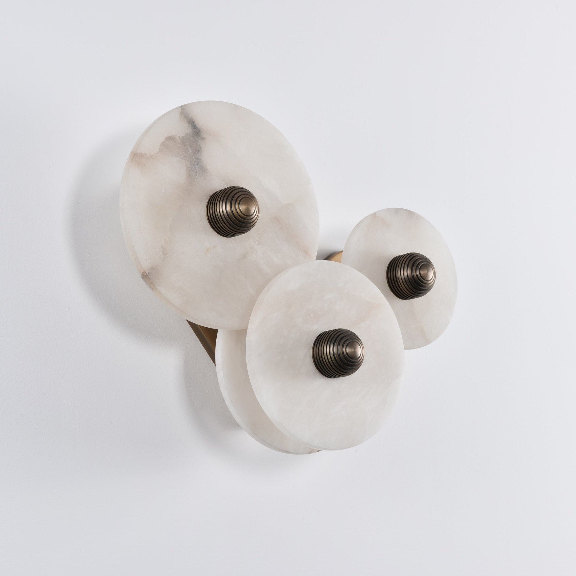Selene Minimalist Alabaster Ceiling Light-Neutral Decor