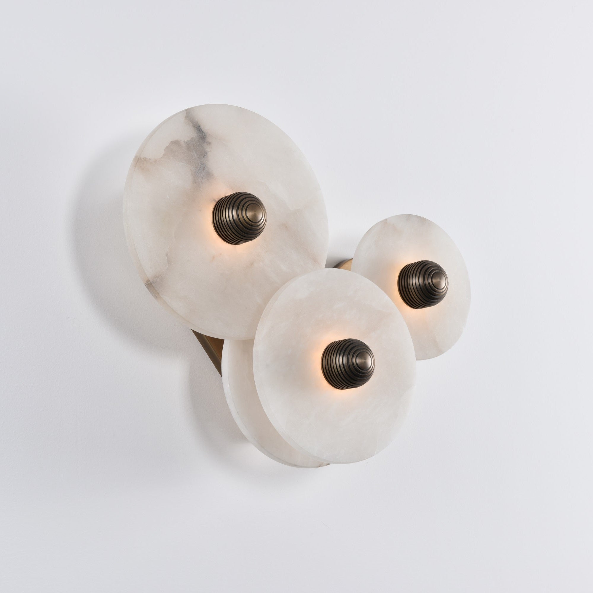 Selene Minimalist Alabaster Ceiling Light-Neutral Decor