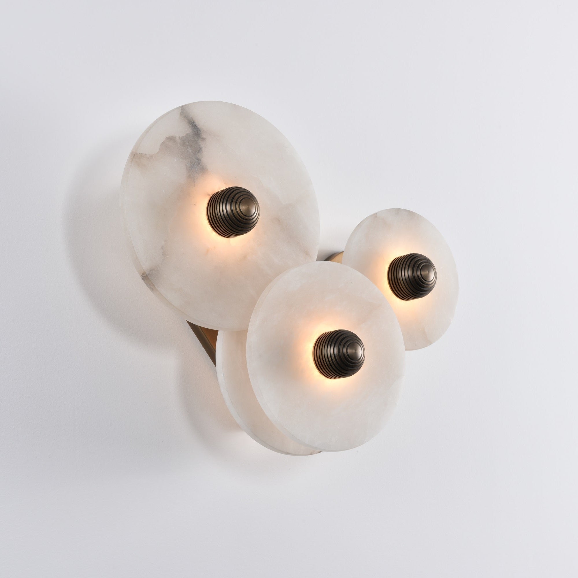 Selene Minimalist Alabaster Ceiling Light-Neutral Decor