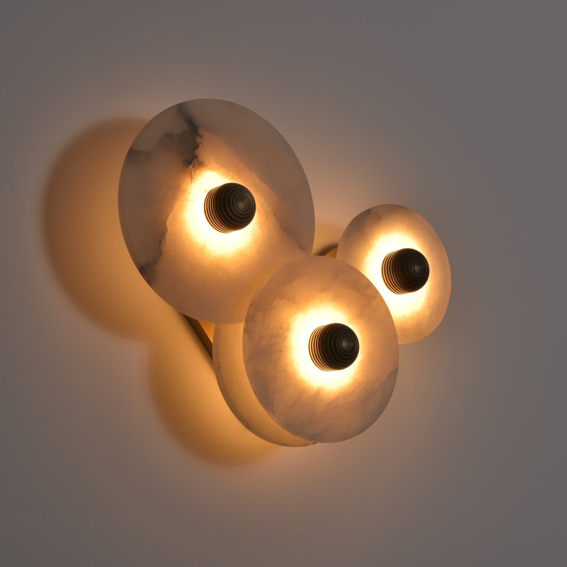 Selene Minimalist Alabaster Ceiling Light-Neutral Decor