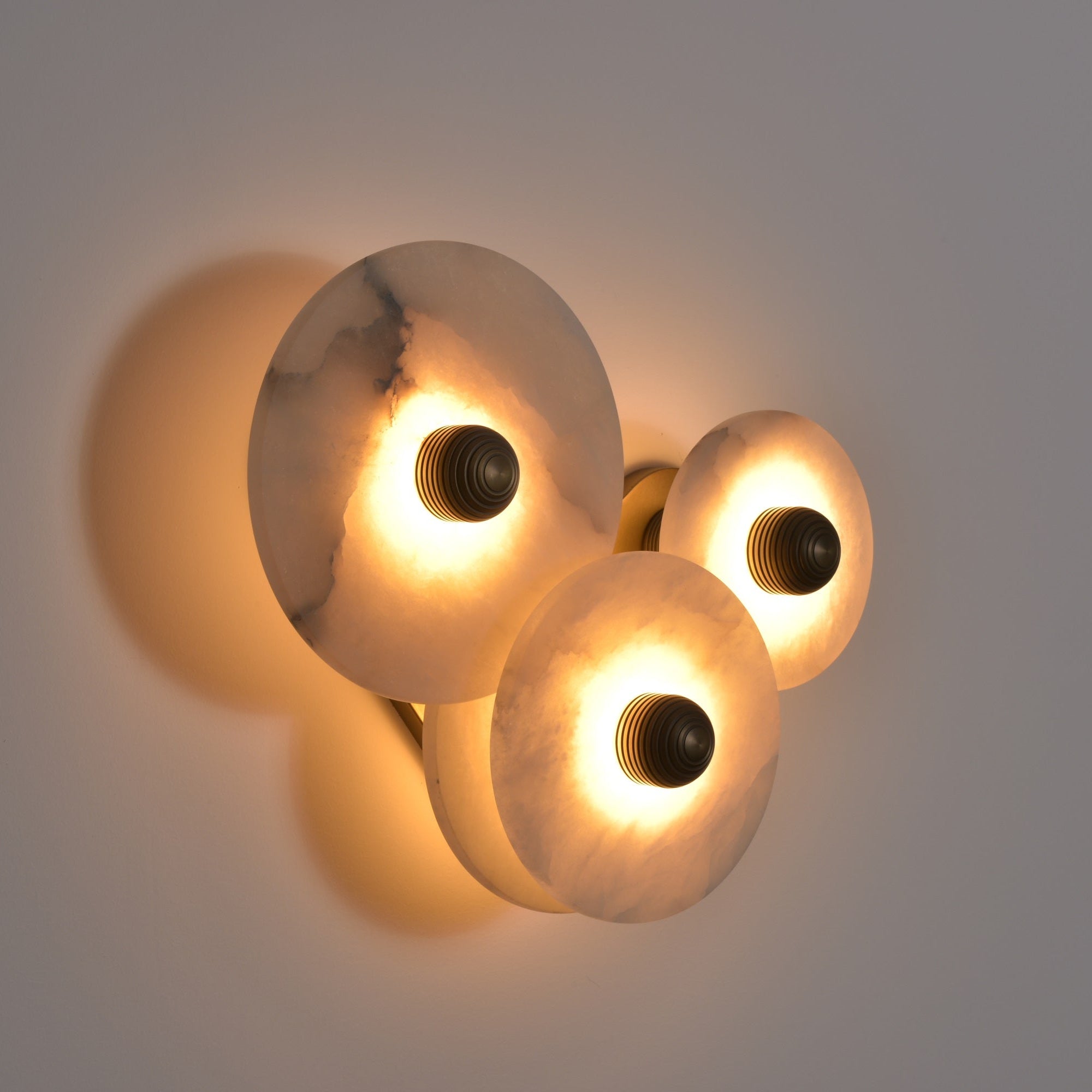 Selene Minimalist Alabaster Ceiling Light-Neutral Decor