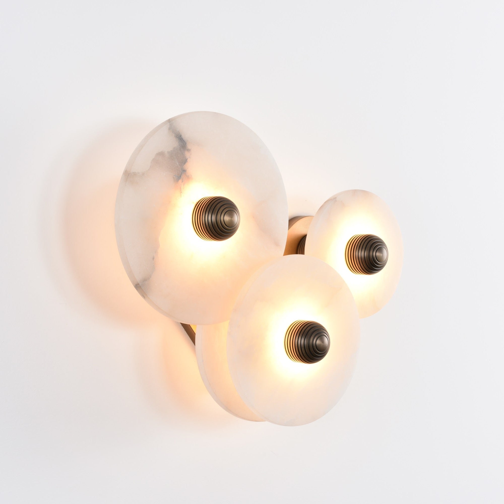 Selene Minimalist Alabaster Ceiling Light-Neutral Decor