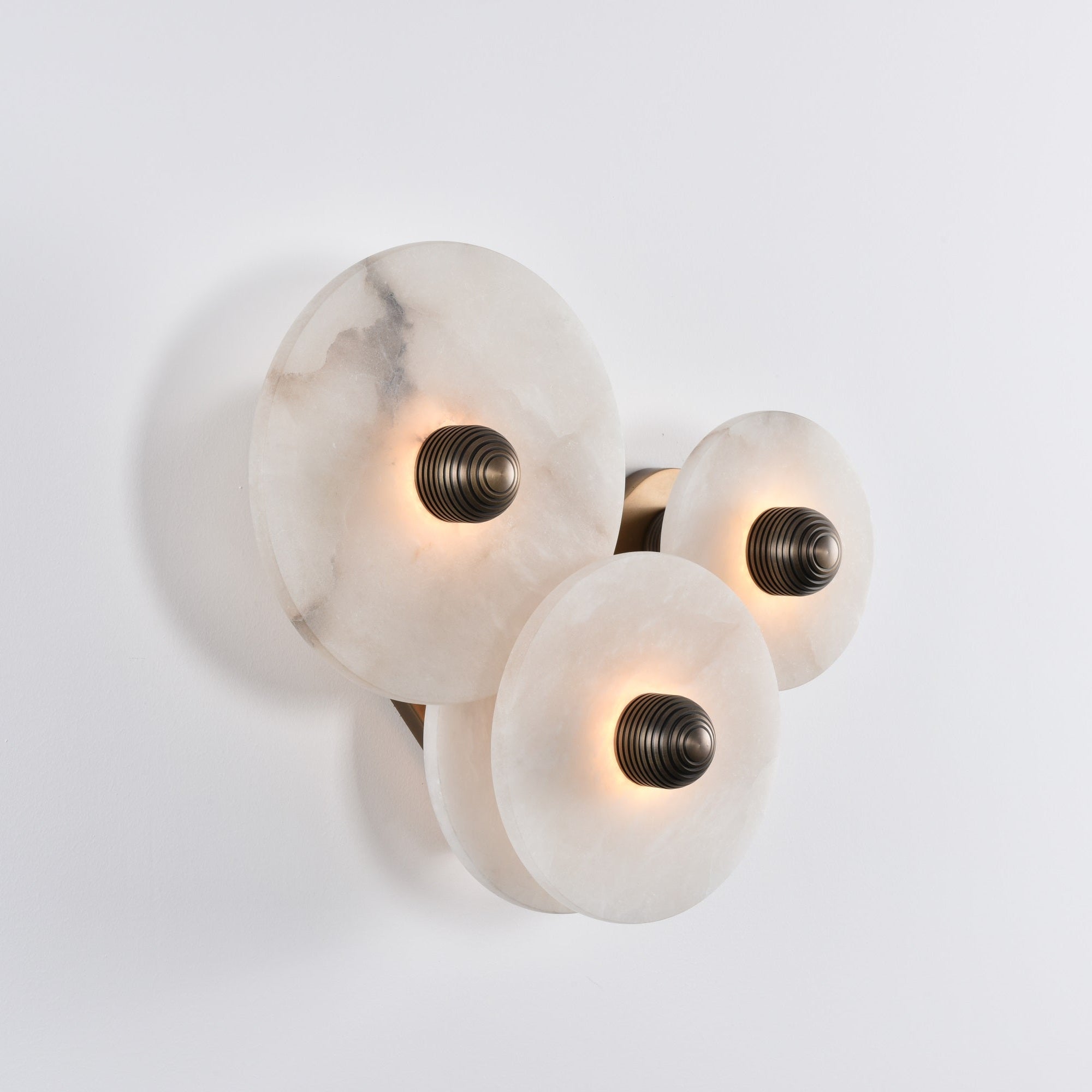 Selene Minimalist Alabaster Ceiling Light-Neutral Decor