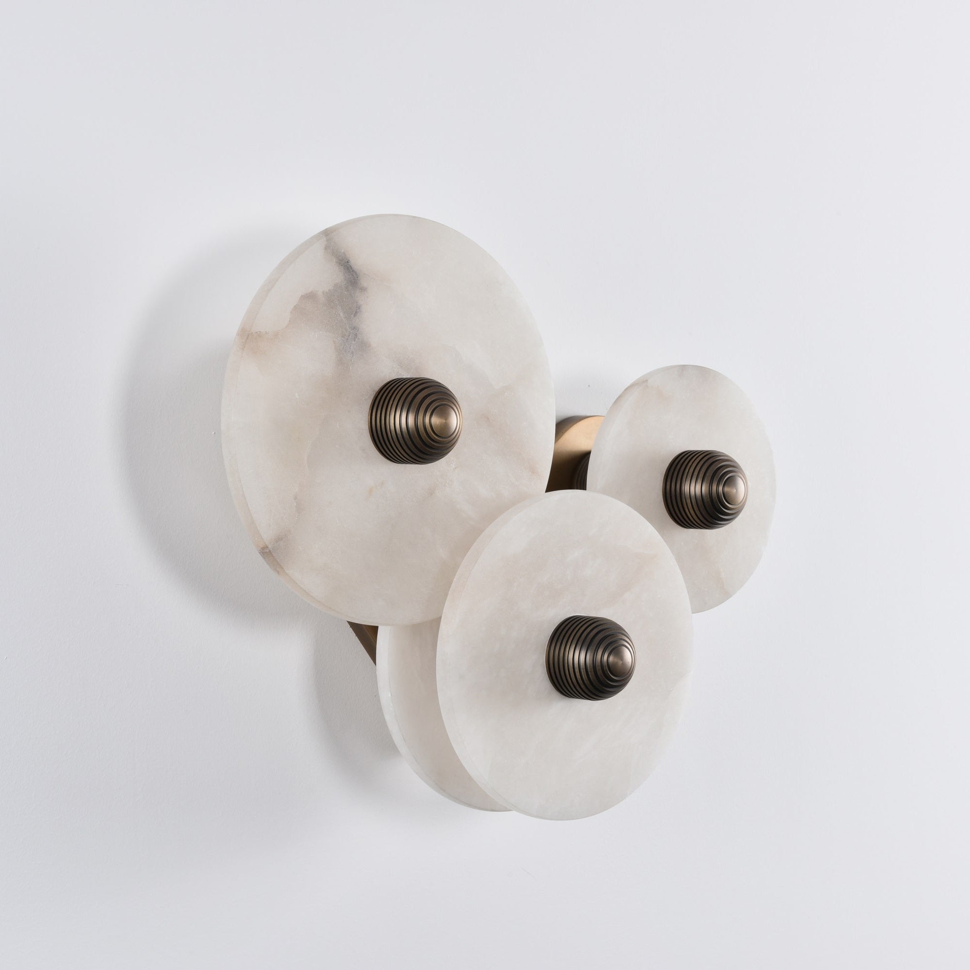 Selene Minimalist Alabaster Ceiling Light-Neutral Decor