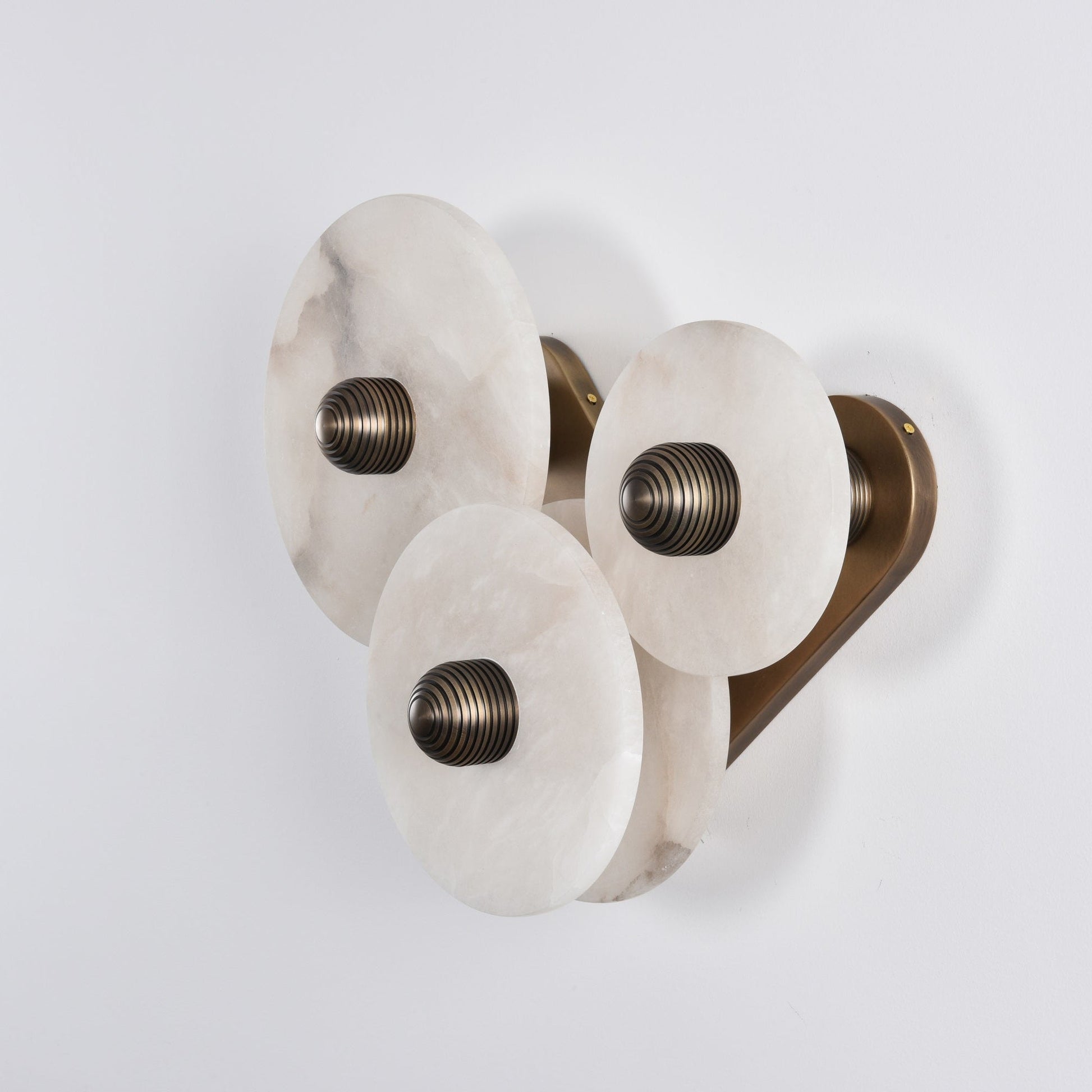 Selene Minimalist Alabaster Ceiling Light-Neutral Decor