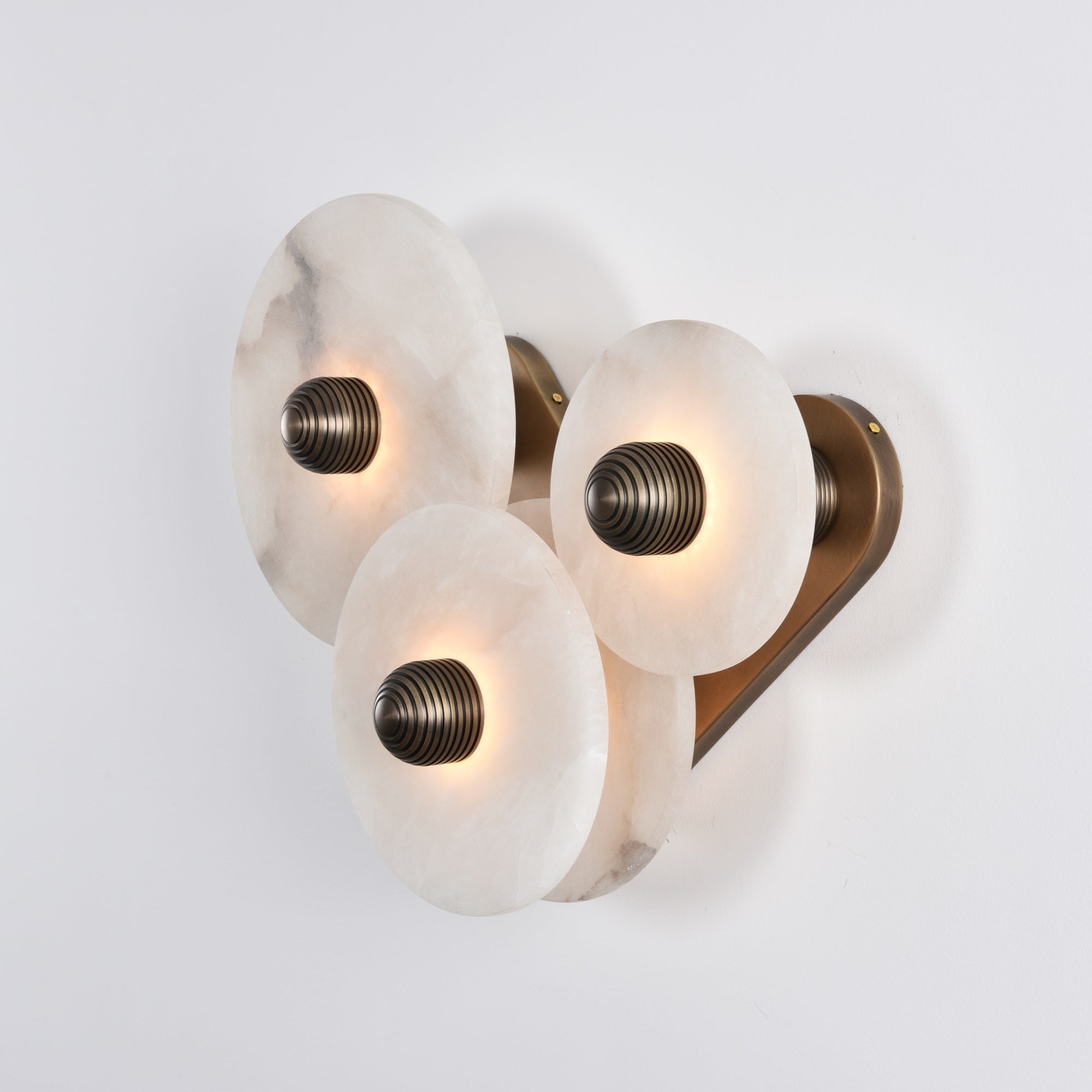 Selene Minimalist Alabaster Ceiling Light-Neutral Decor