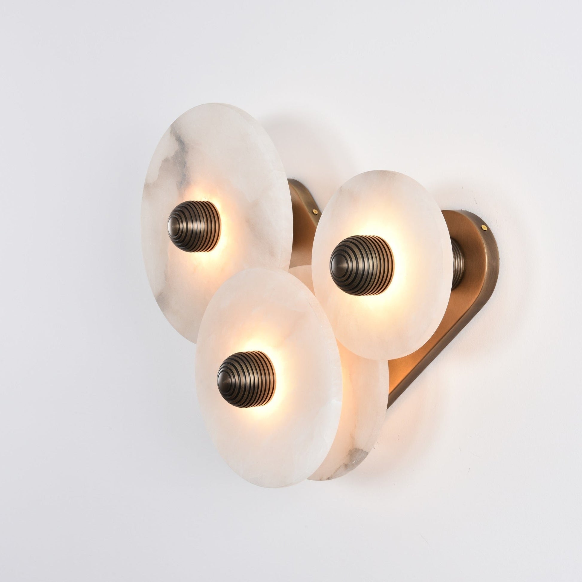 Selene Minimalist Alabaster Ceiling Light-Neutral Decor