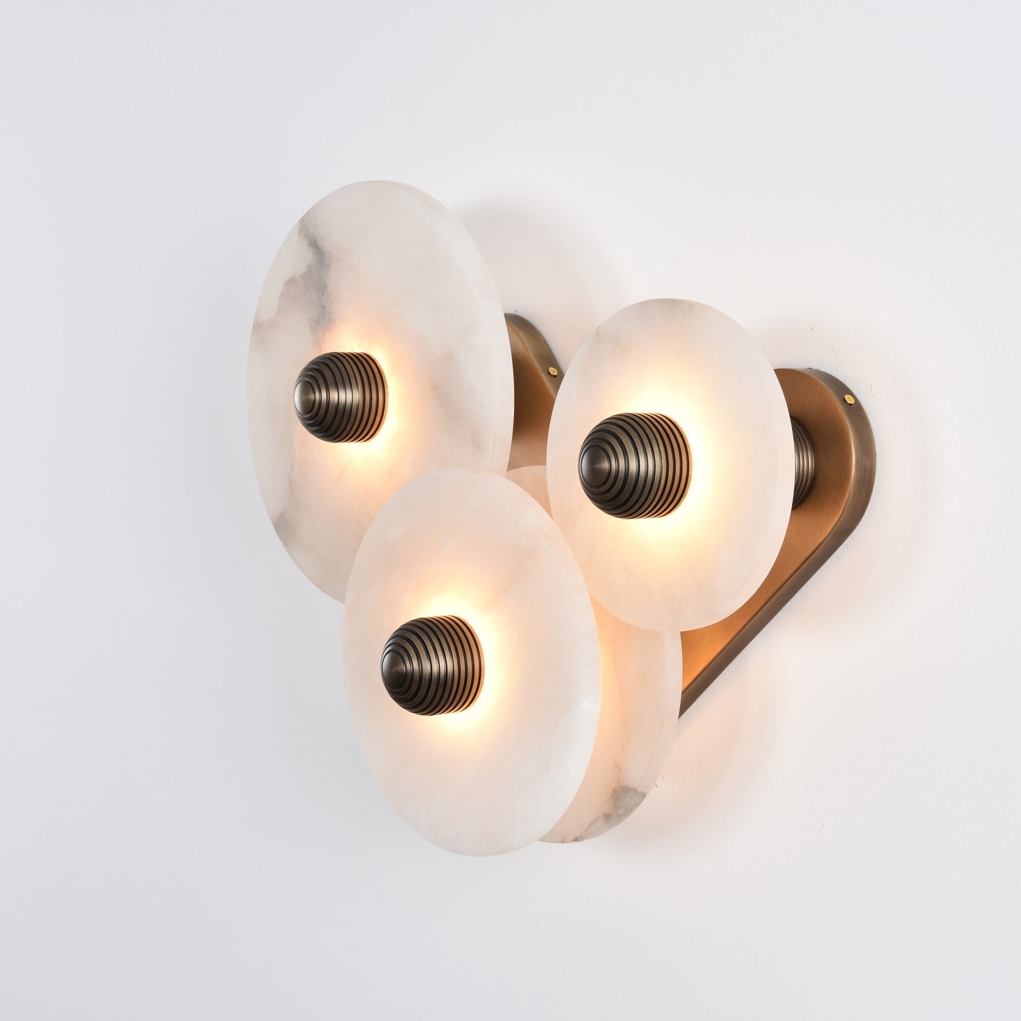 Selene Minimalist Alabaster Ceiling Light-Neutral Decor