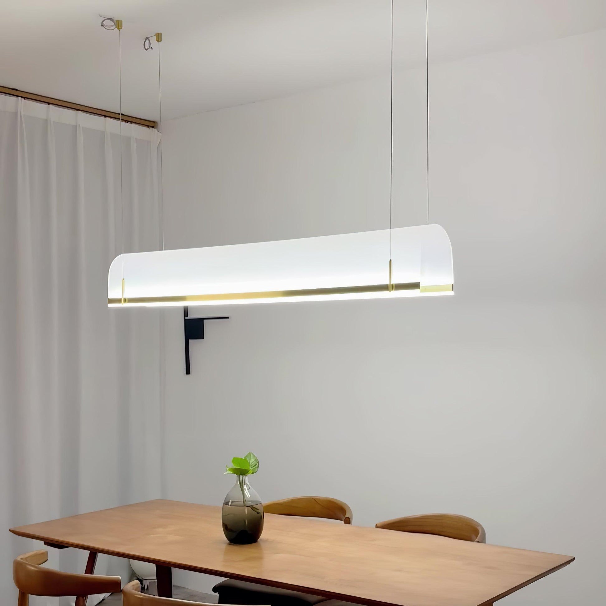Cevinen Linear Gold Pendant Light-Neutral Decor