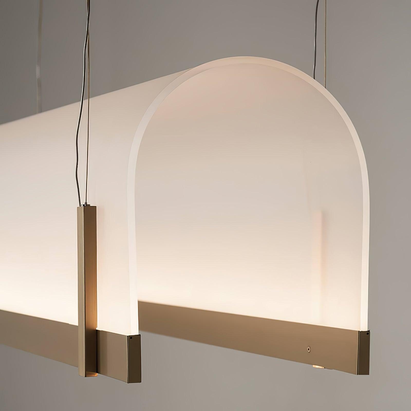 Cevinen Linear Gold Pendant Light-Neutral Decor