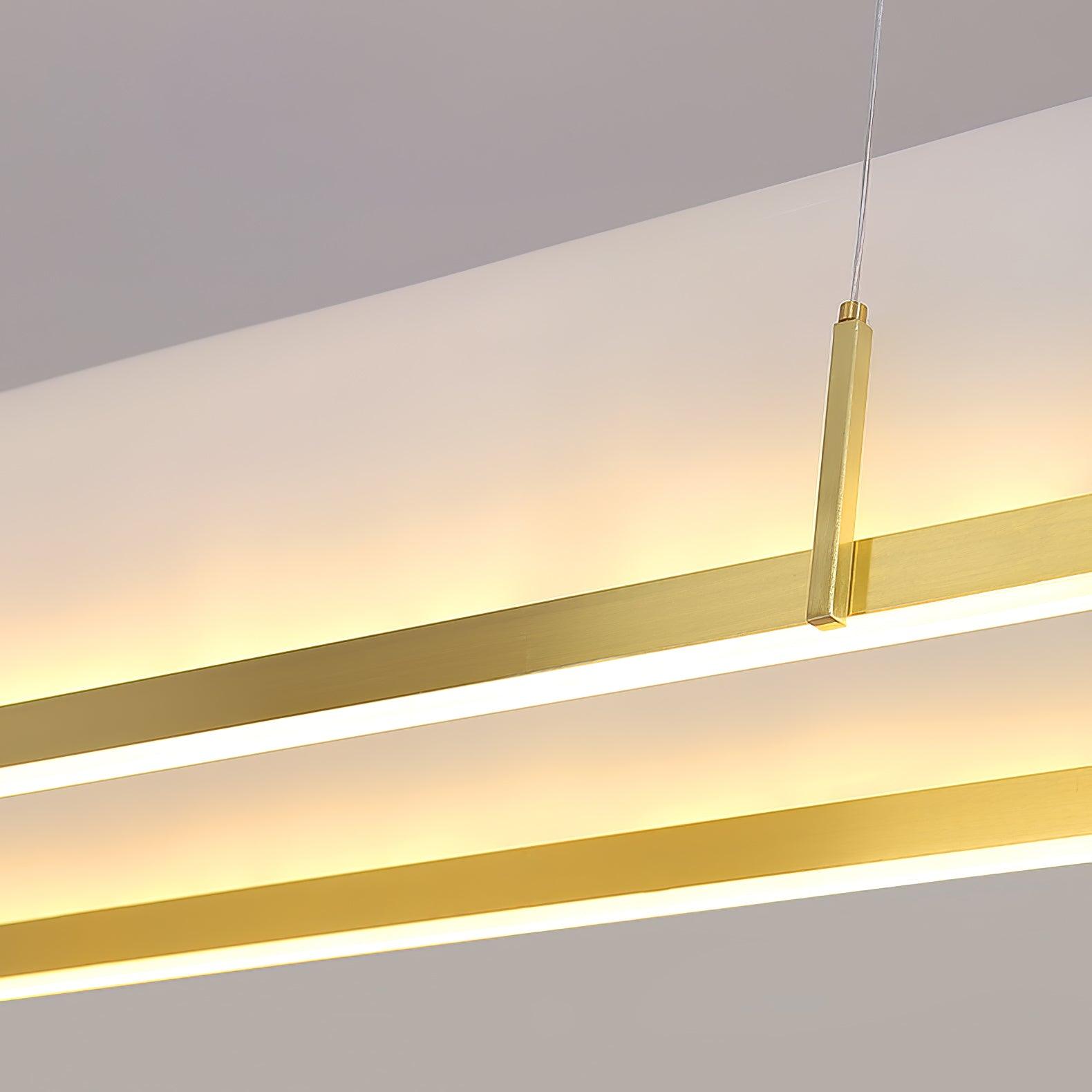 Cevinen Linear Gold Pendant Light-Neutral Decor
