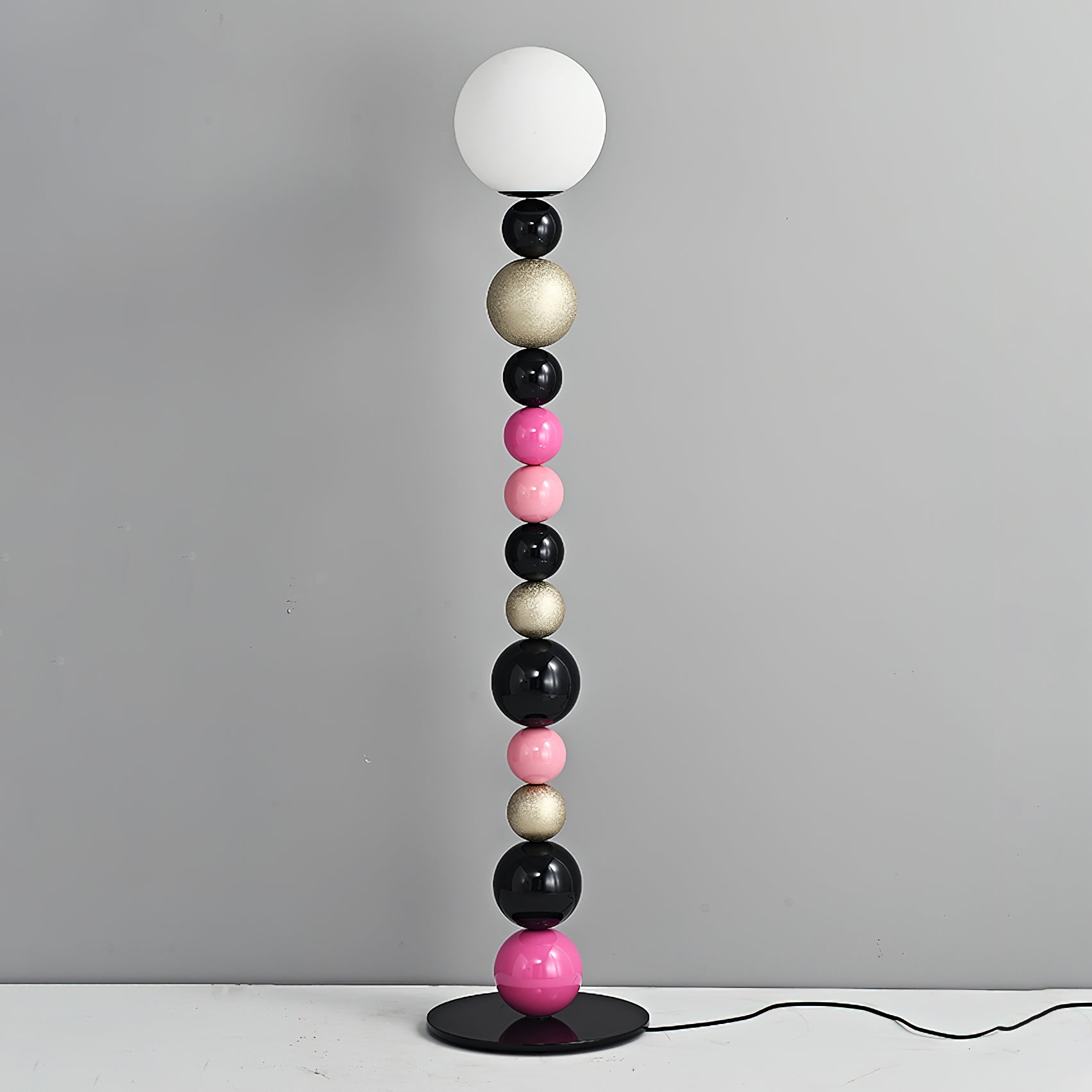 Kaleido Round Balls Stacking Floor Lamp-Neutral Decor