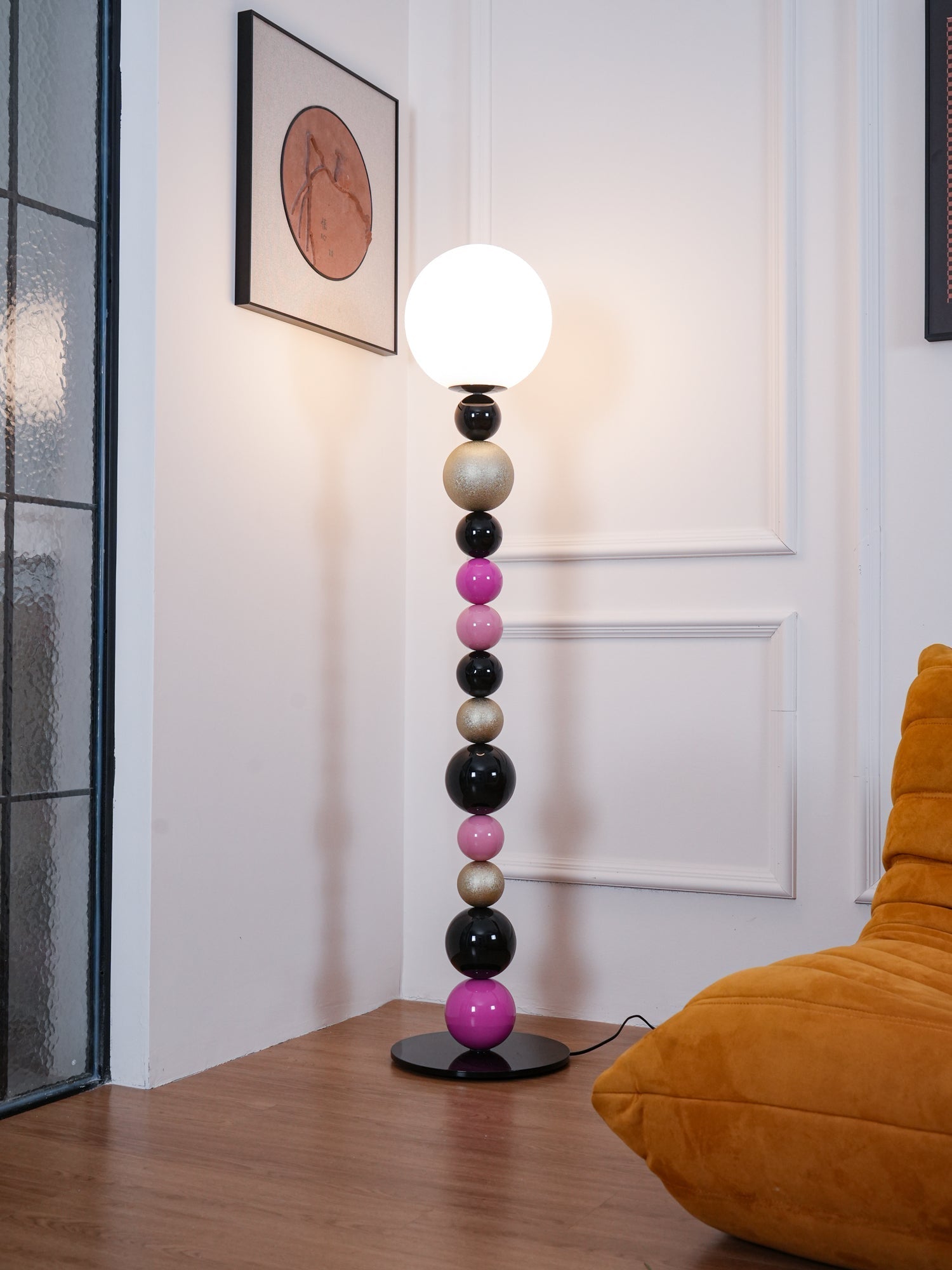 Kaleido Round Balls Stacking Floor Lamp-Neutral Decor