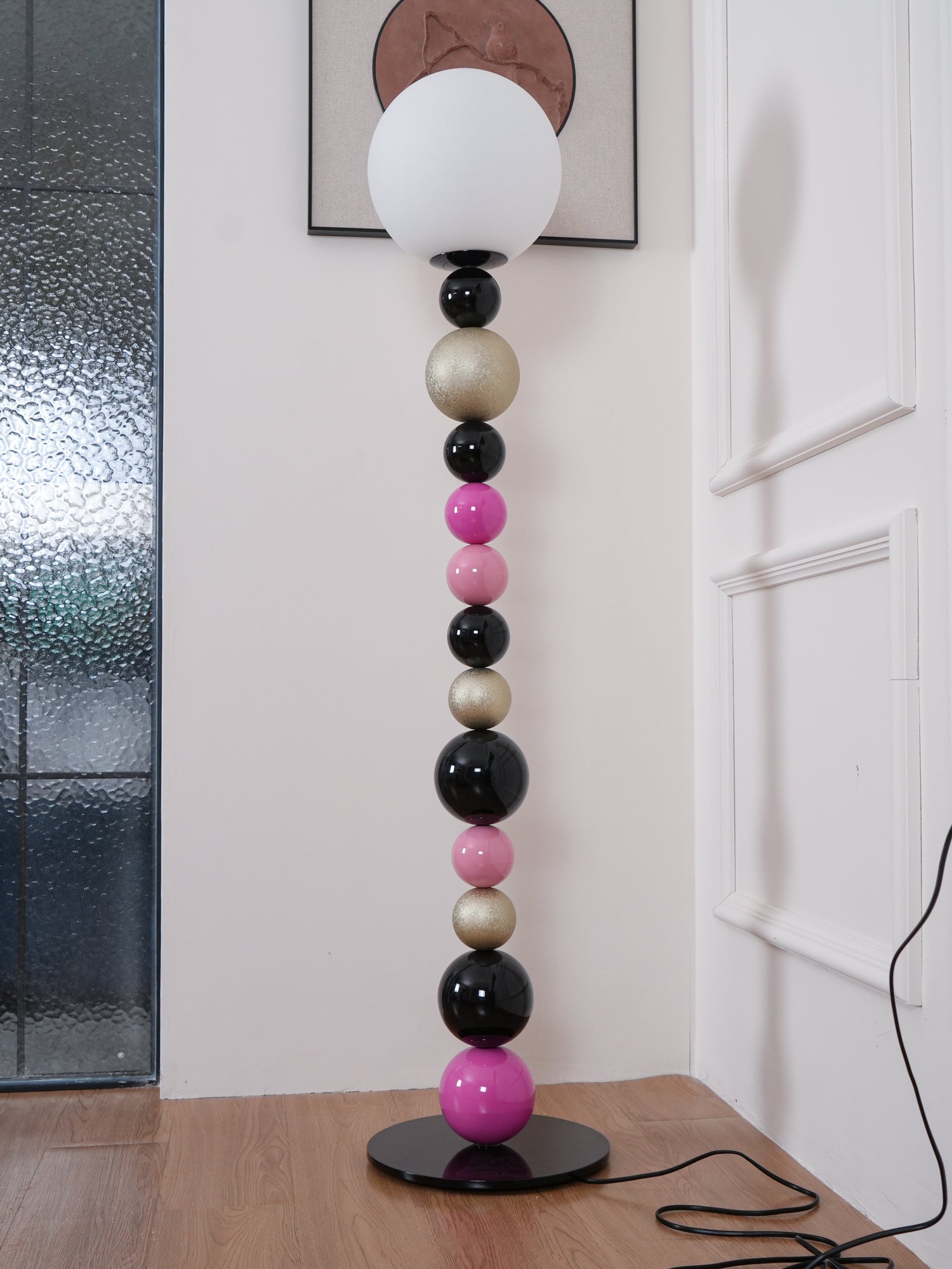 Kaleido Round Balls Stacking Floor Lamp-Neutral Decor
