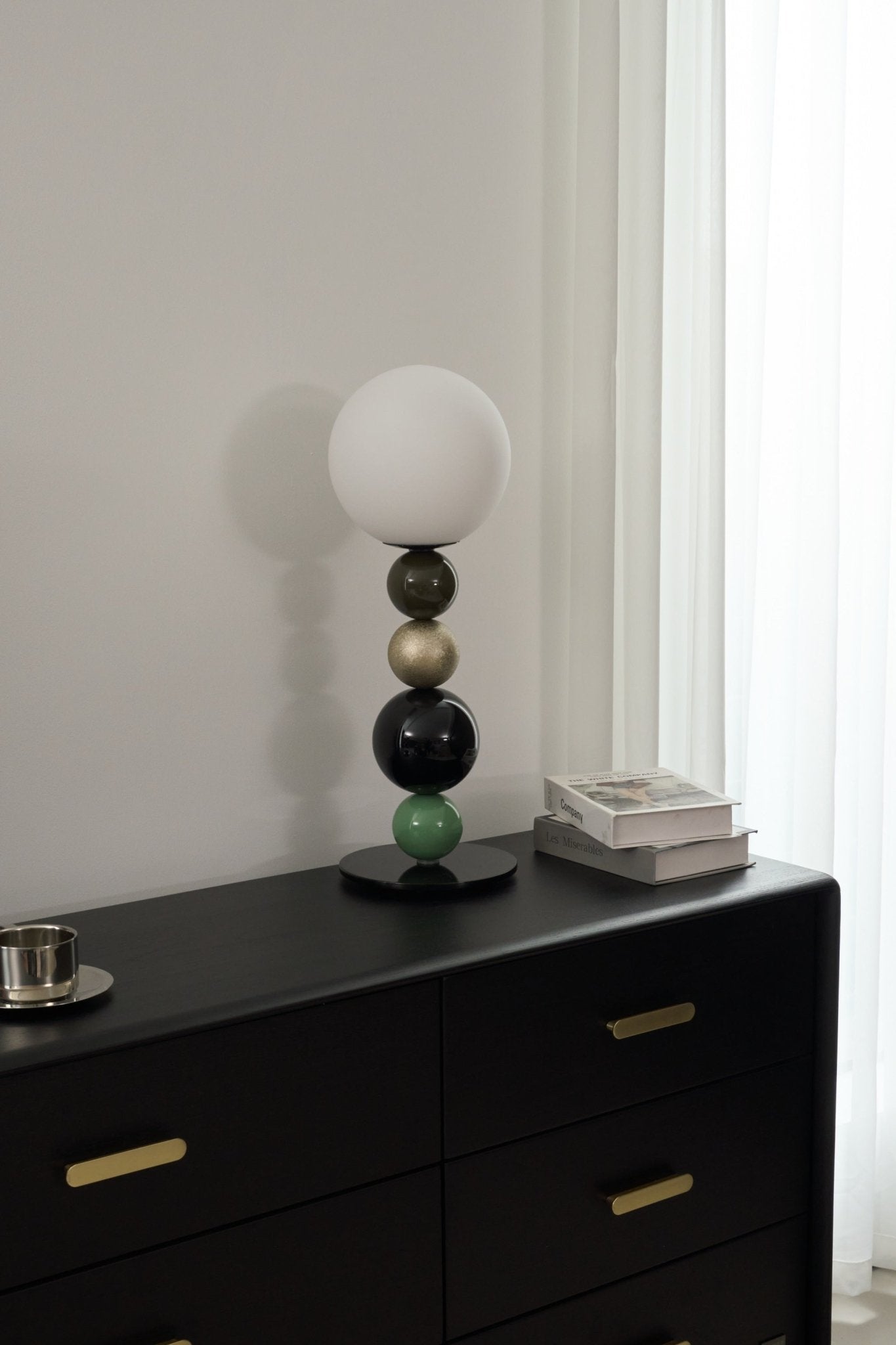 Orbital Balls Stacking Table Lamp-Neutral Decor
