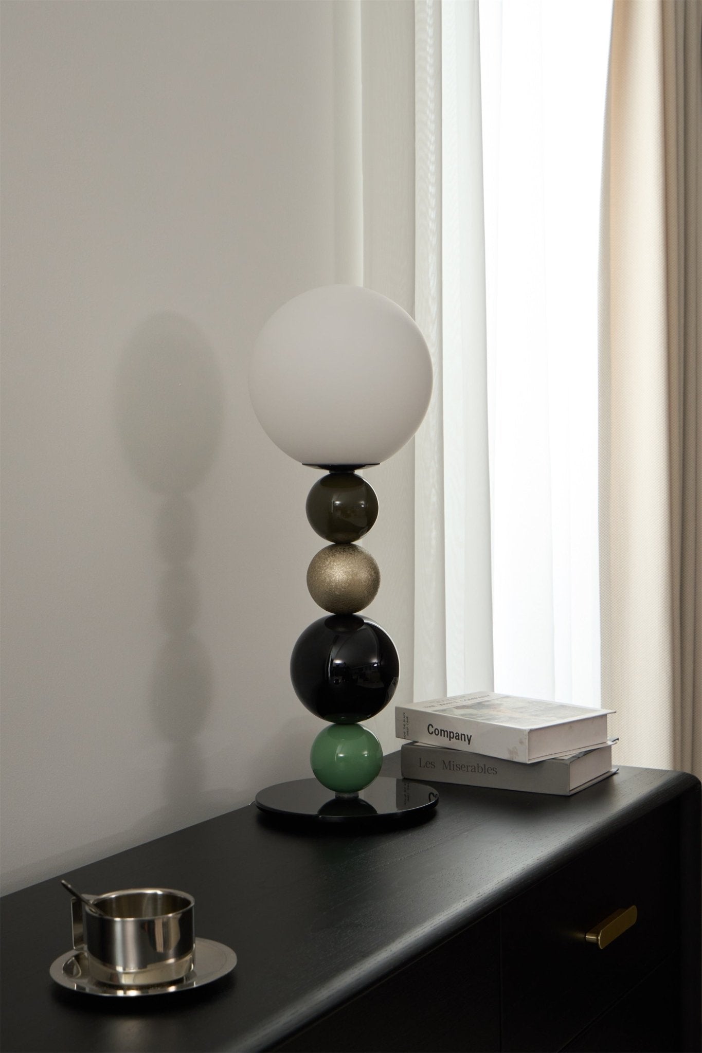 Orbital Balls Stacking Table Lamp-Neutral Decor