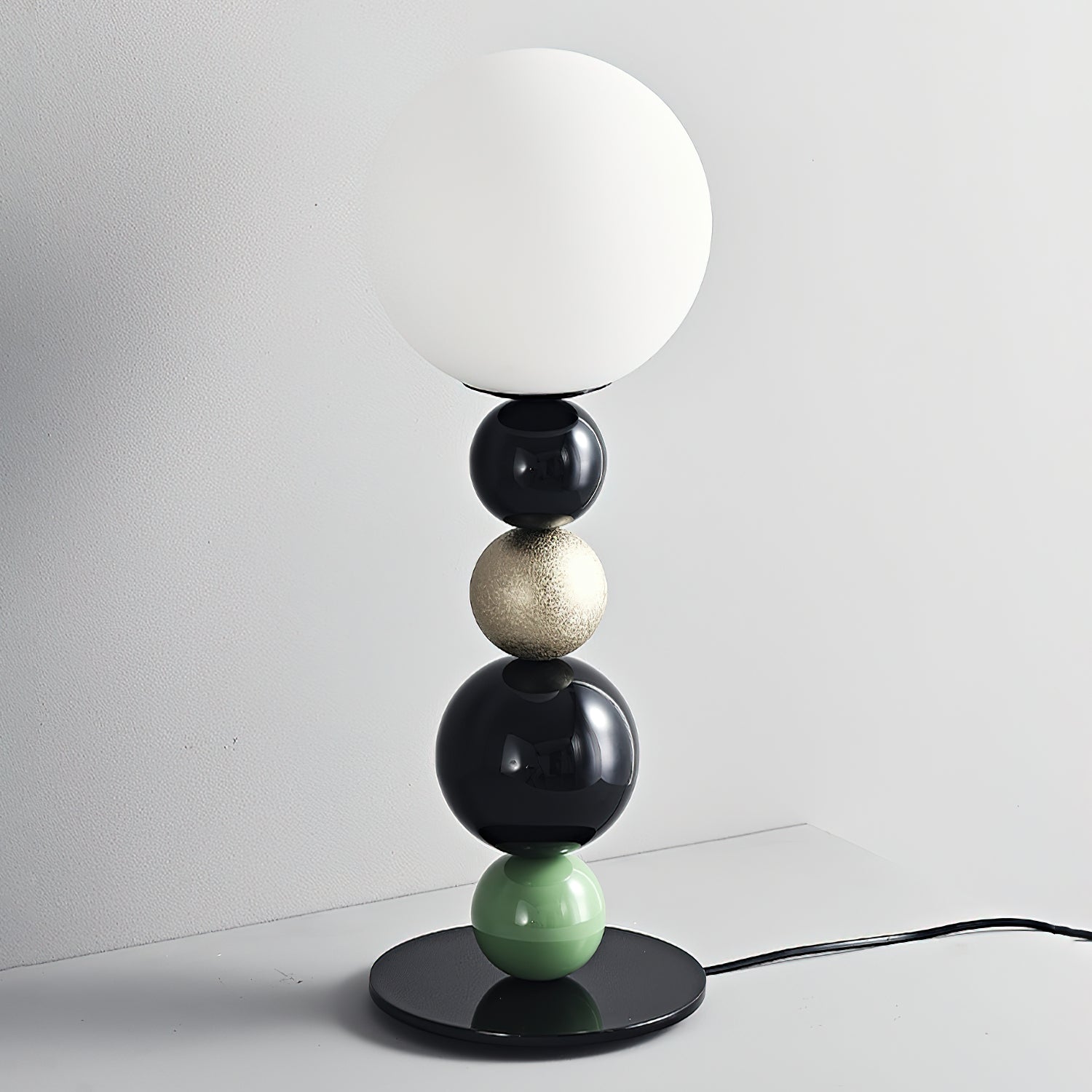 Orbital Balls Stacking Table Lamp-Neutral Decor