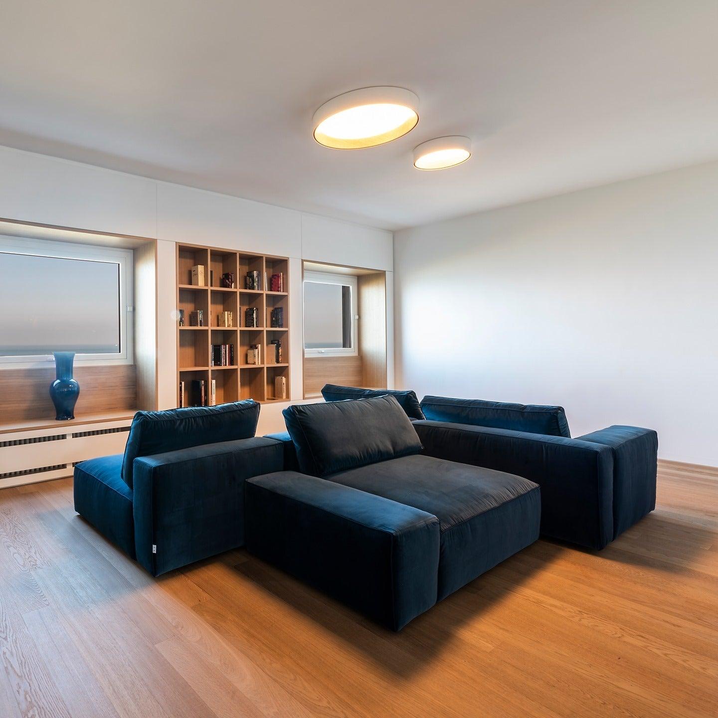 Elvenis Modern Minimalist Round Ceiling Lamp-Neutral Decor