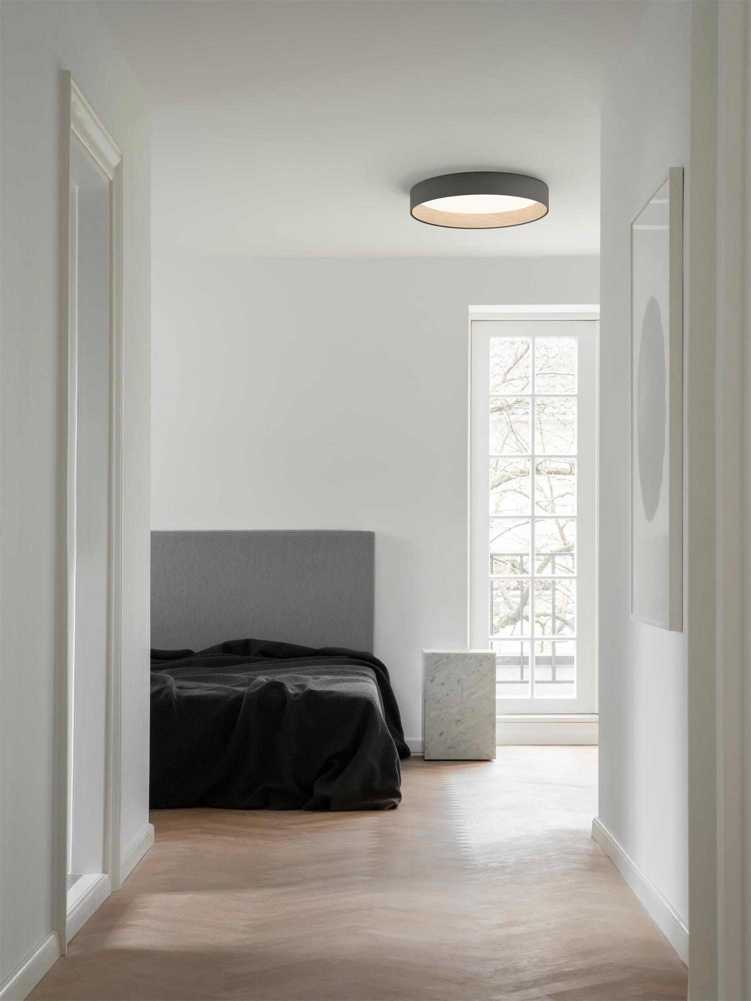 Elvenis Modern Minimalist Round Ceiling Lamp-Neutral Decor