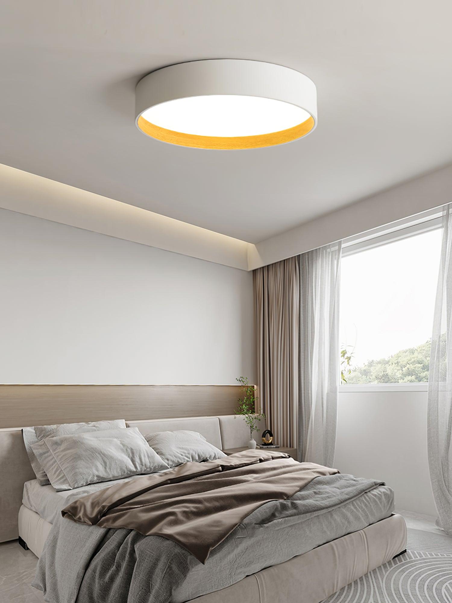 Elvenis Modern Minimalist Round Ceiling Lamp-Neutral Decor