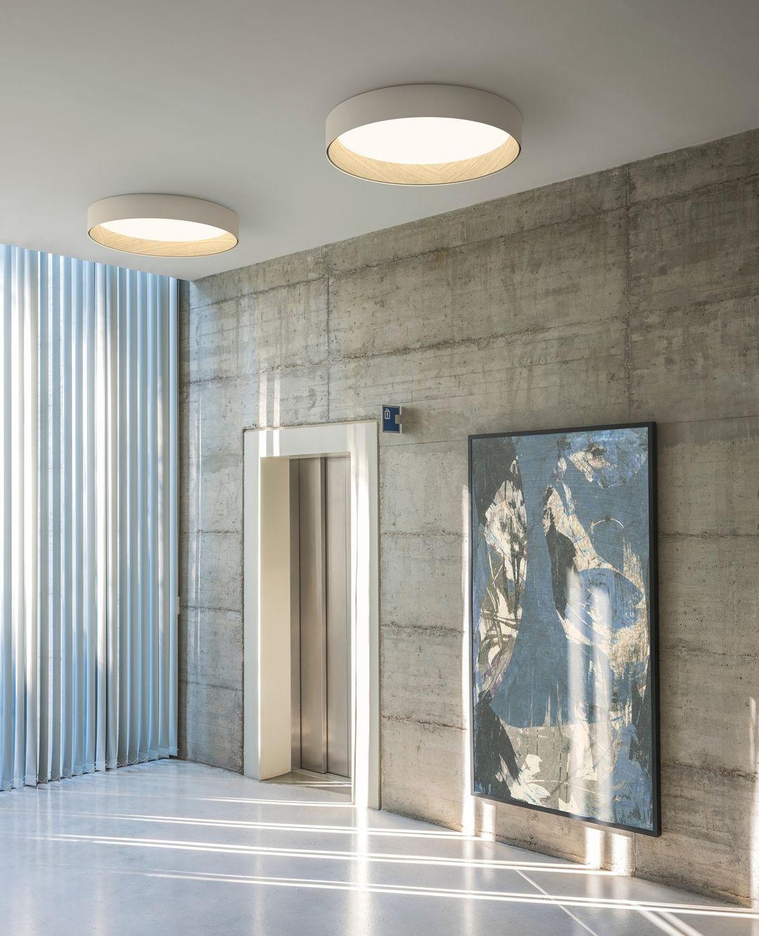 Elvenis Modern Minimalist Round Ceiling Lamp-Neutral Decor