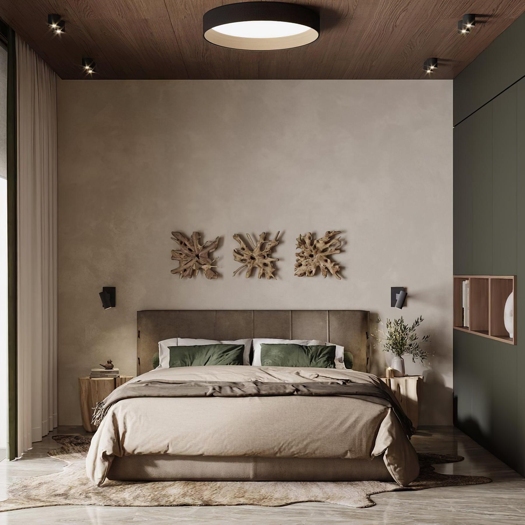 Elvenis Modern Minimalist Round Ceiling Lamp-Neutral Decor