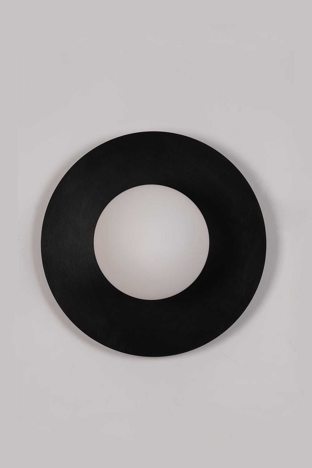 Elem Modern Minimalist Round Art Brass Glass Wall Lamp-Neutral Decor